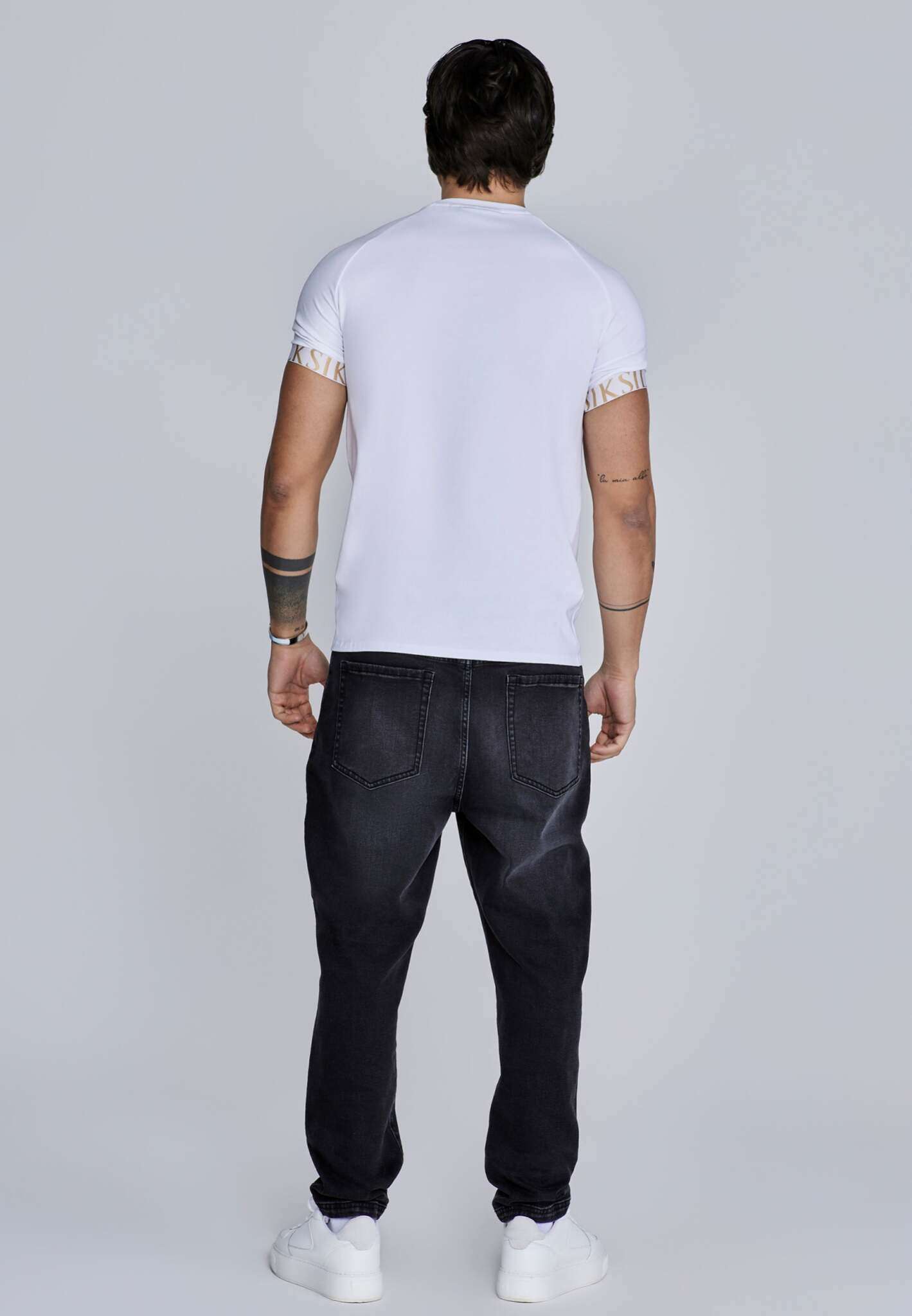 Tech T-Shirt in White T-Shirts SikSilk