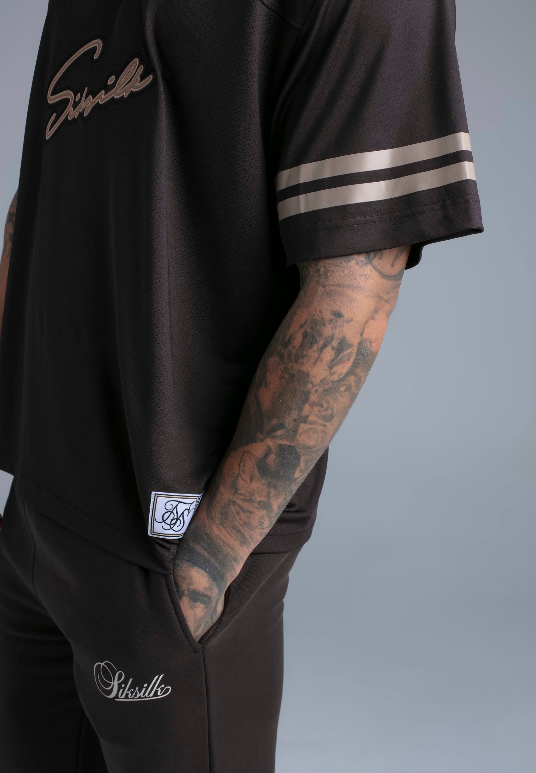 Football T-Shirt in Brown T-Shirts SikSilk
