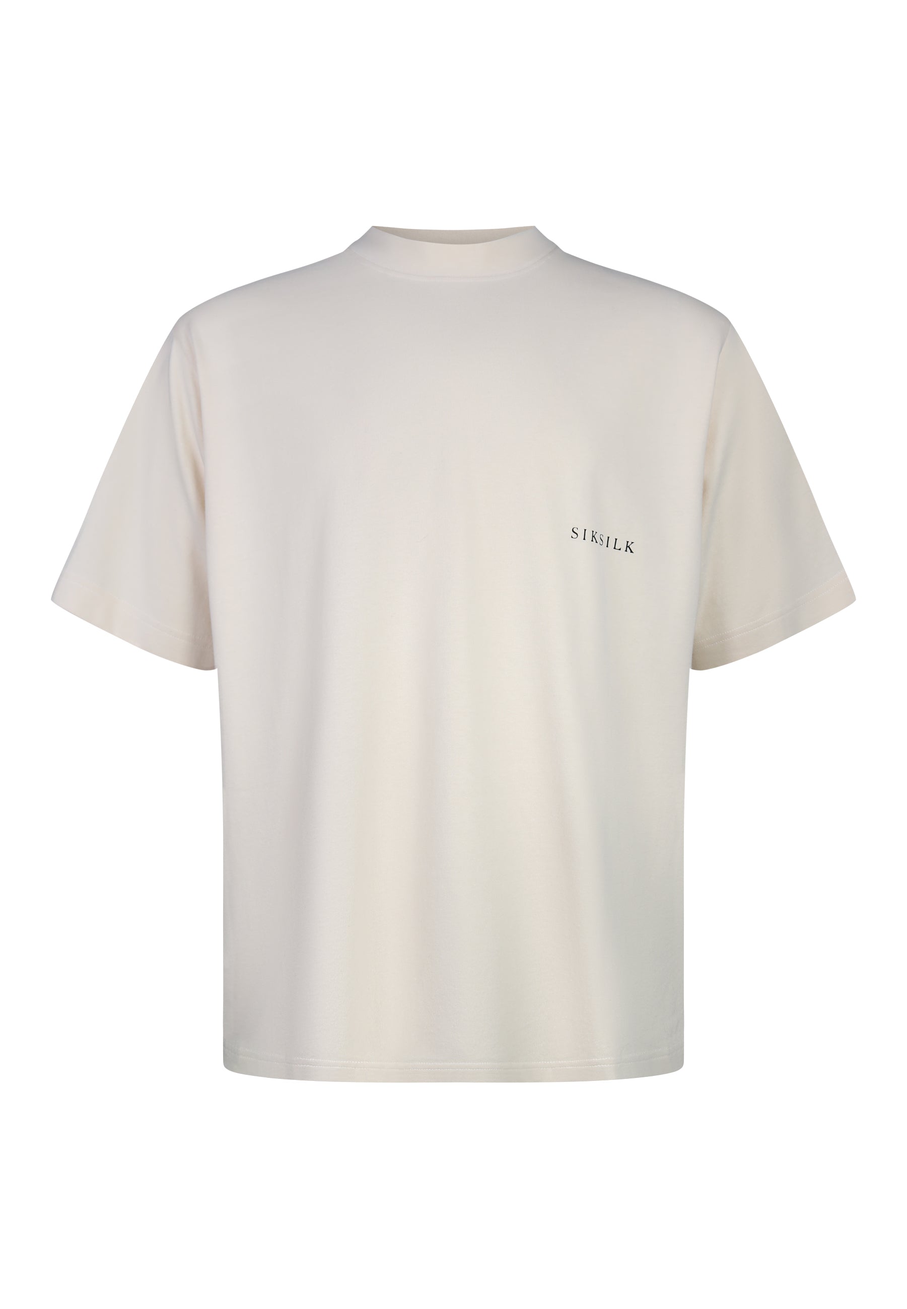 Graphic T-Shirt in Ecru T-Shirts SikSilk