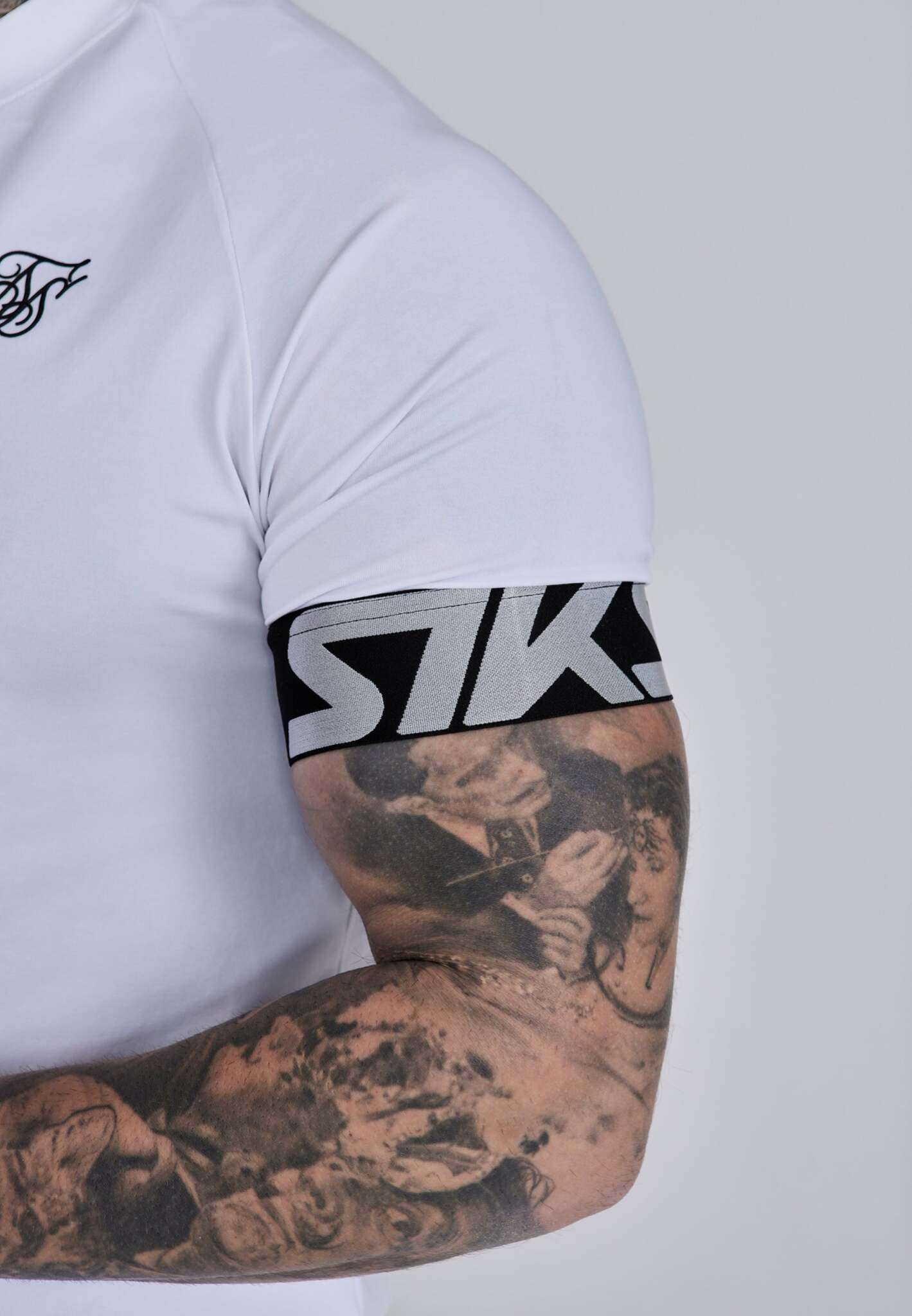 Tech T-Shirt in White T-Shirts SikSilk