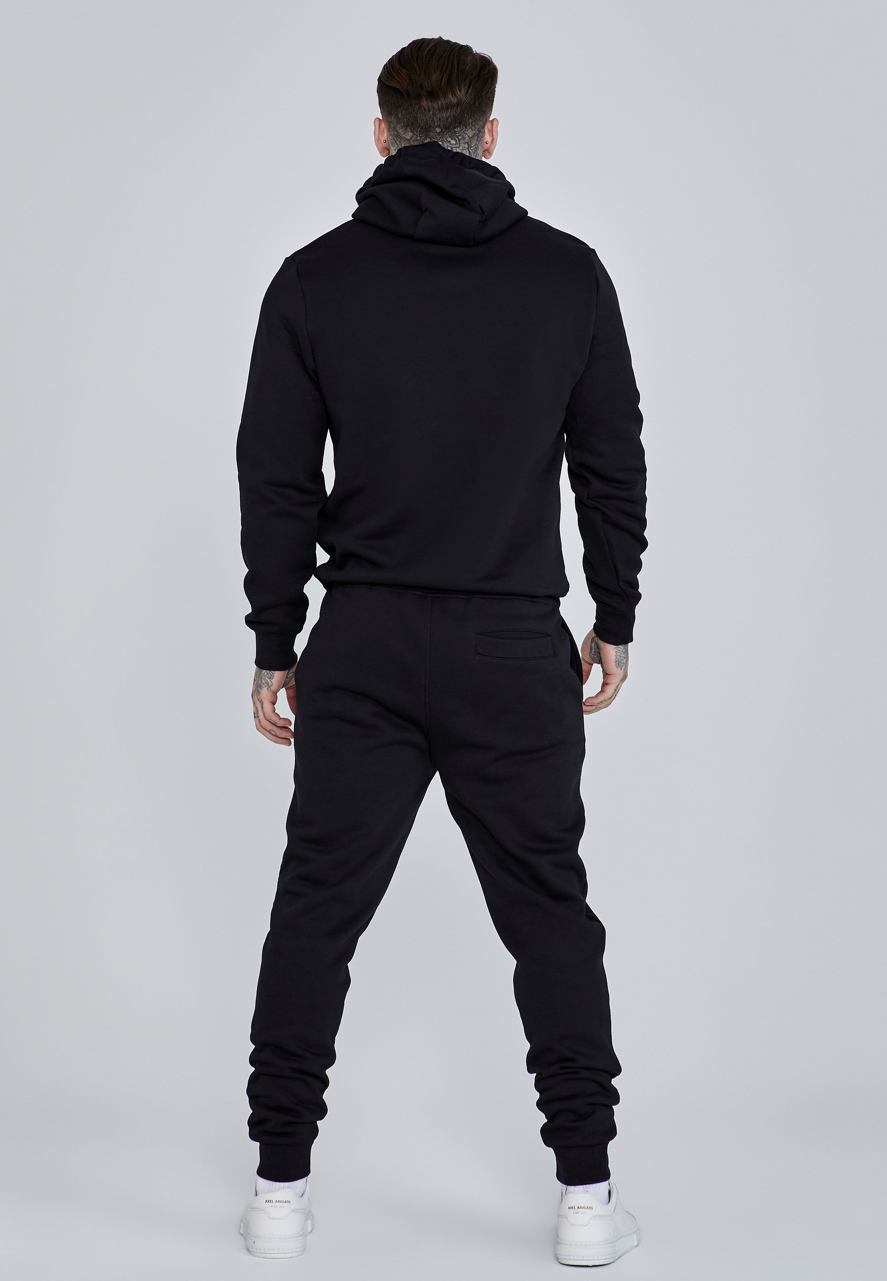 Kleidungsset Hoodie and Joggers in Black Sets SikSilk