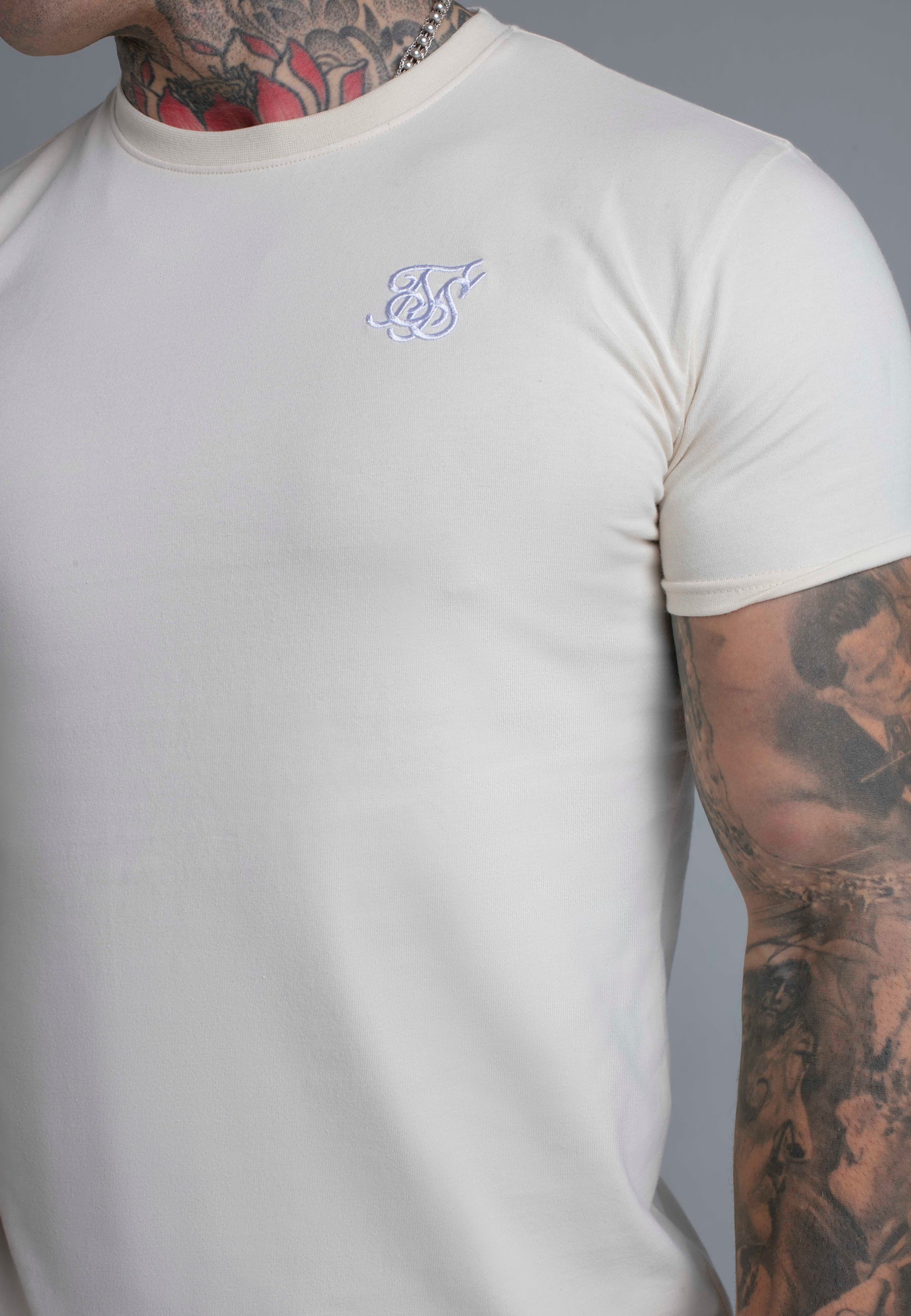 Essentials T-Shirt in Ecru T-Shirts SikSilk