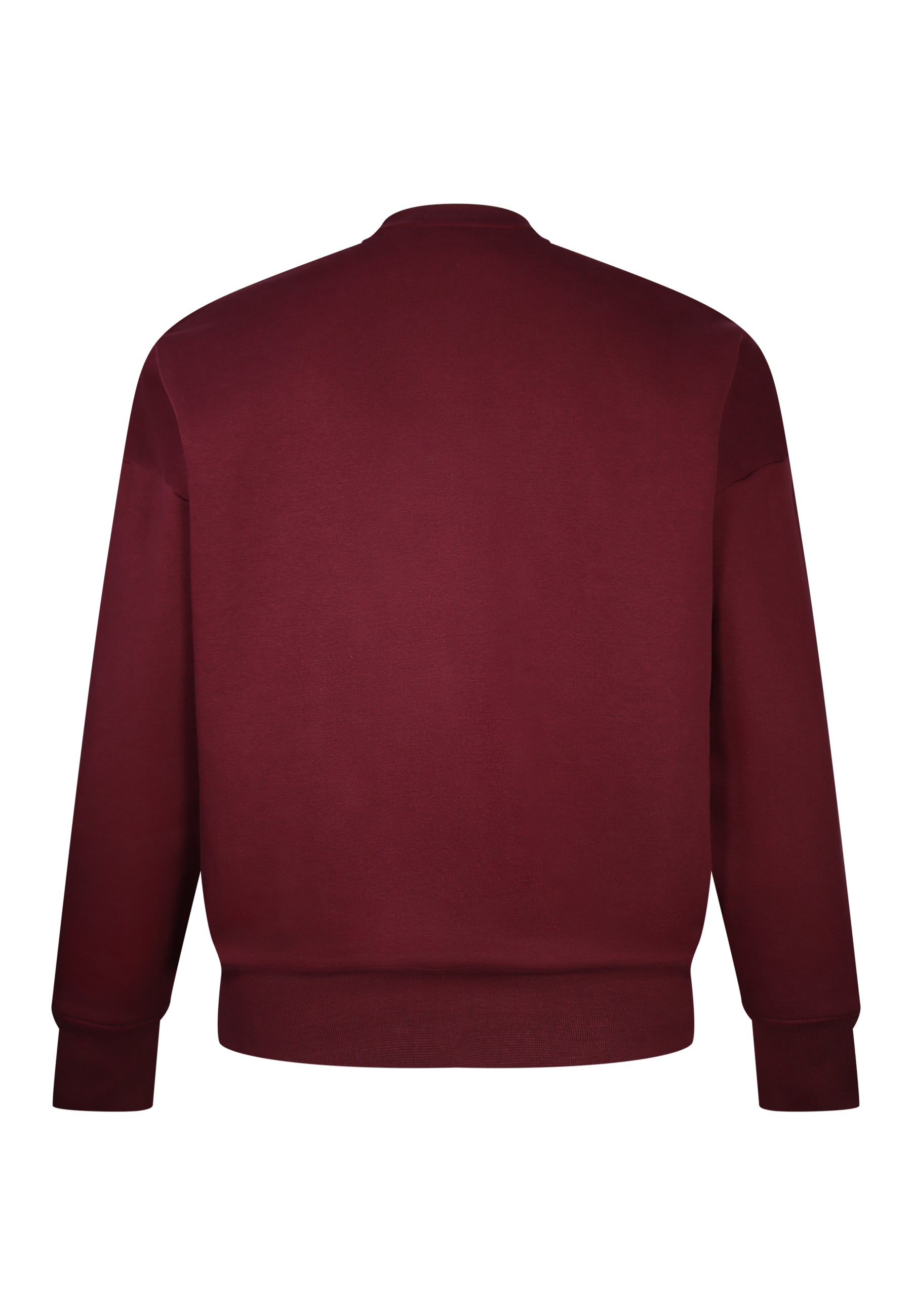 Essentials Sweater in Burgundy Sweatshirts SikSilk