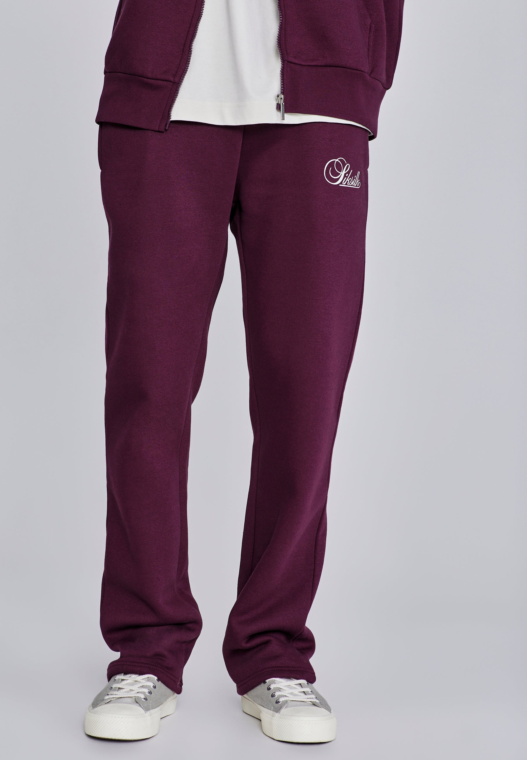 Essentials Track Pants in Burgundy Hosen SikSilk