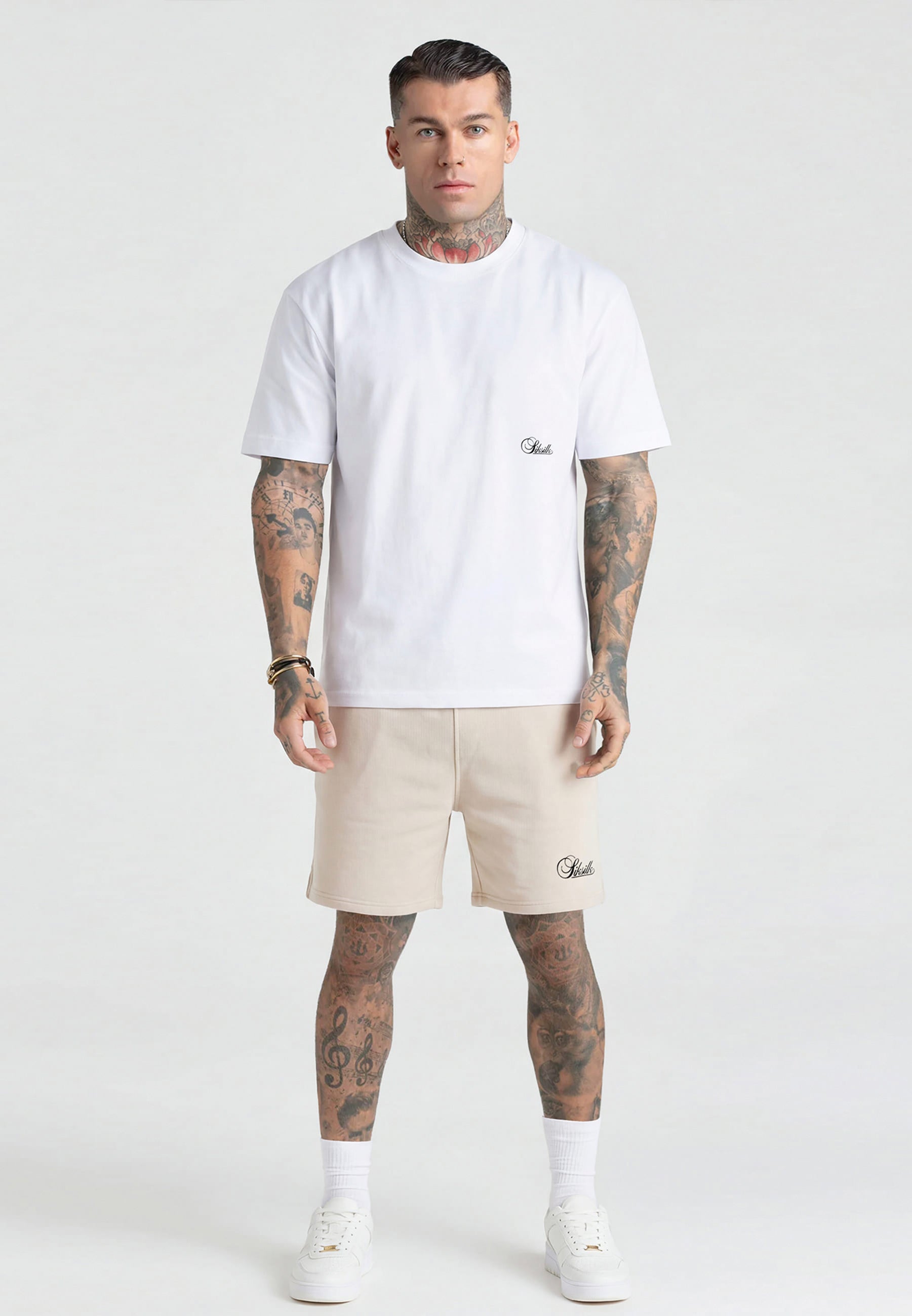 Essentials Shorts in Ecru Shorts SikSilk