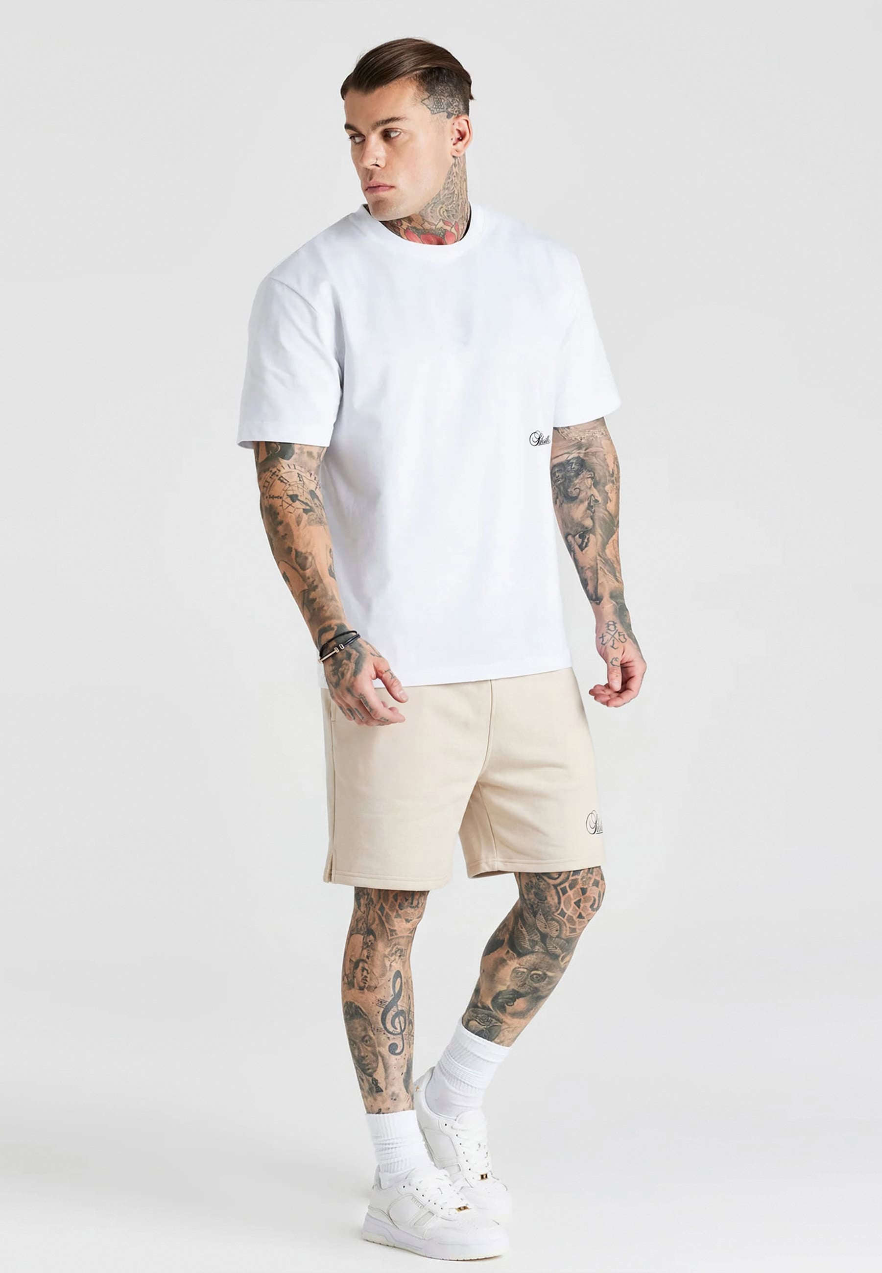 Essentials Shorts in Ecru Shorts SikSilk