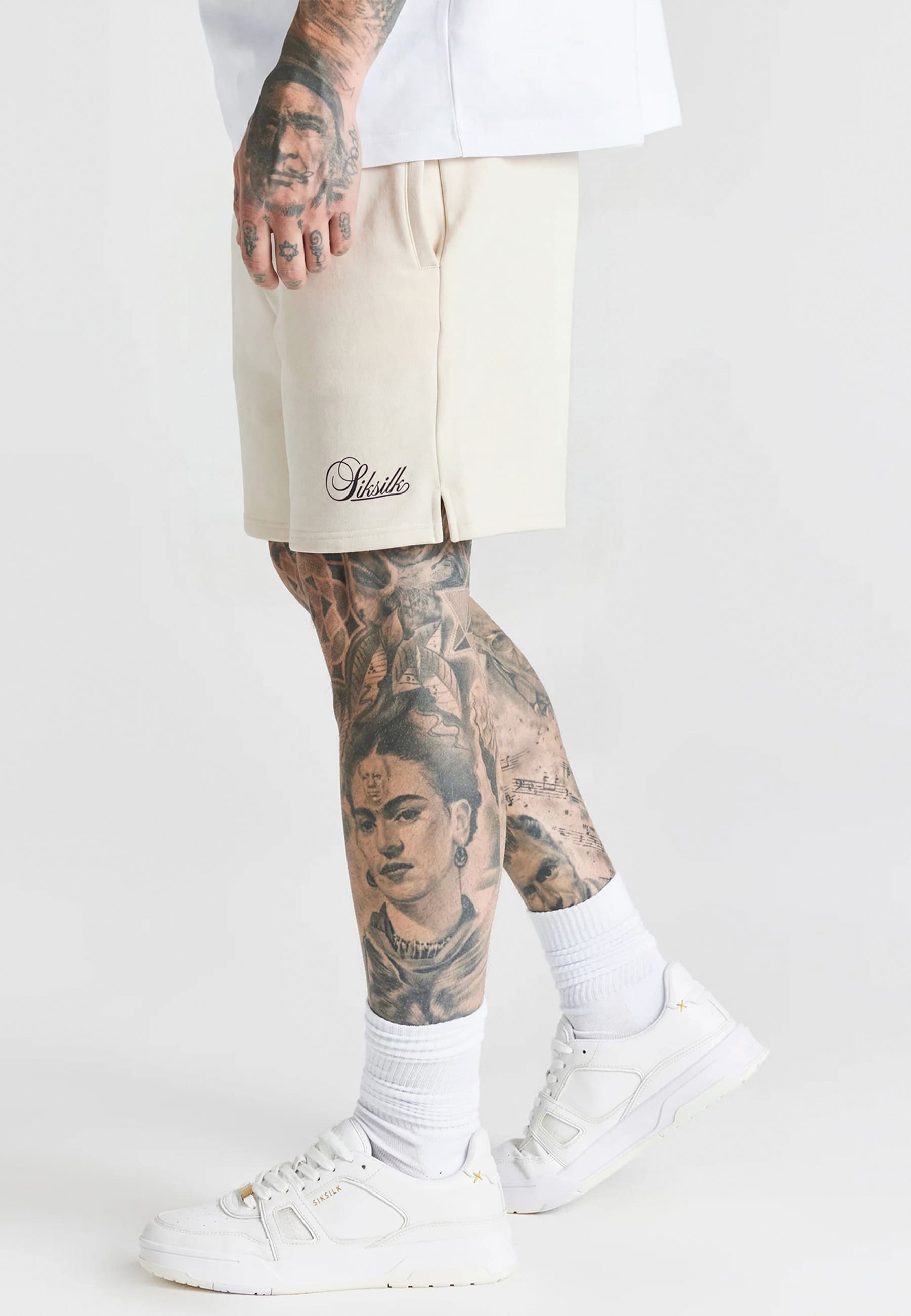 Essentials Shorts in Ecru Shorts SikSilk