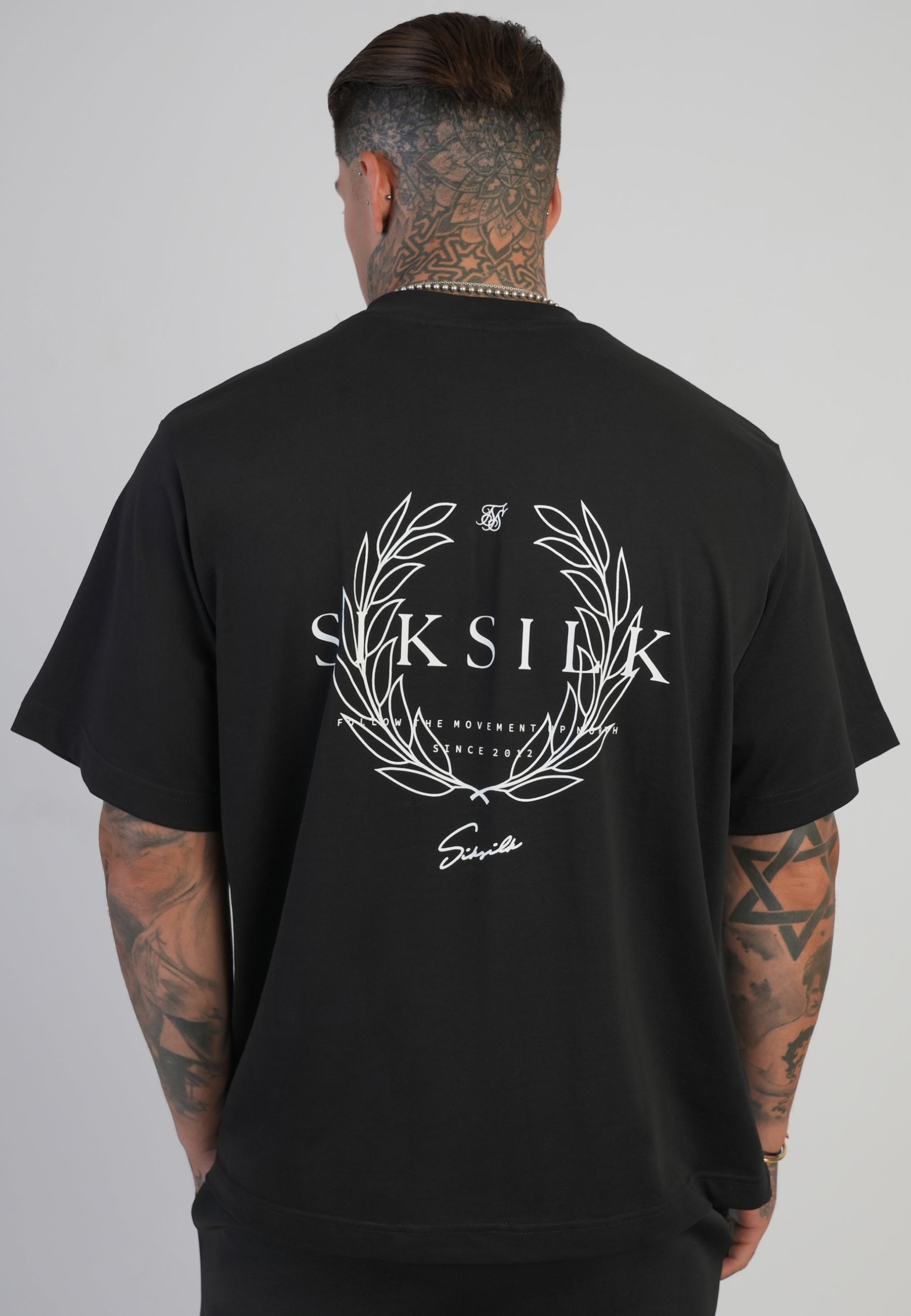 Graphic T-Shirt in Black T-Shirts SikSilk