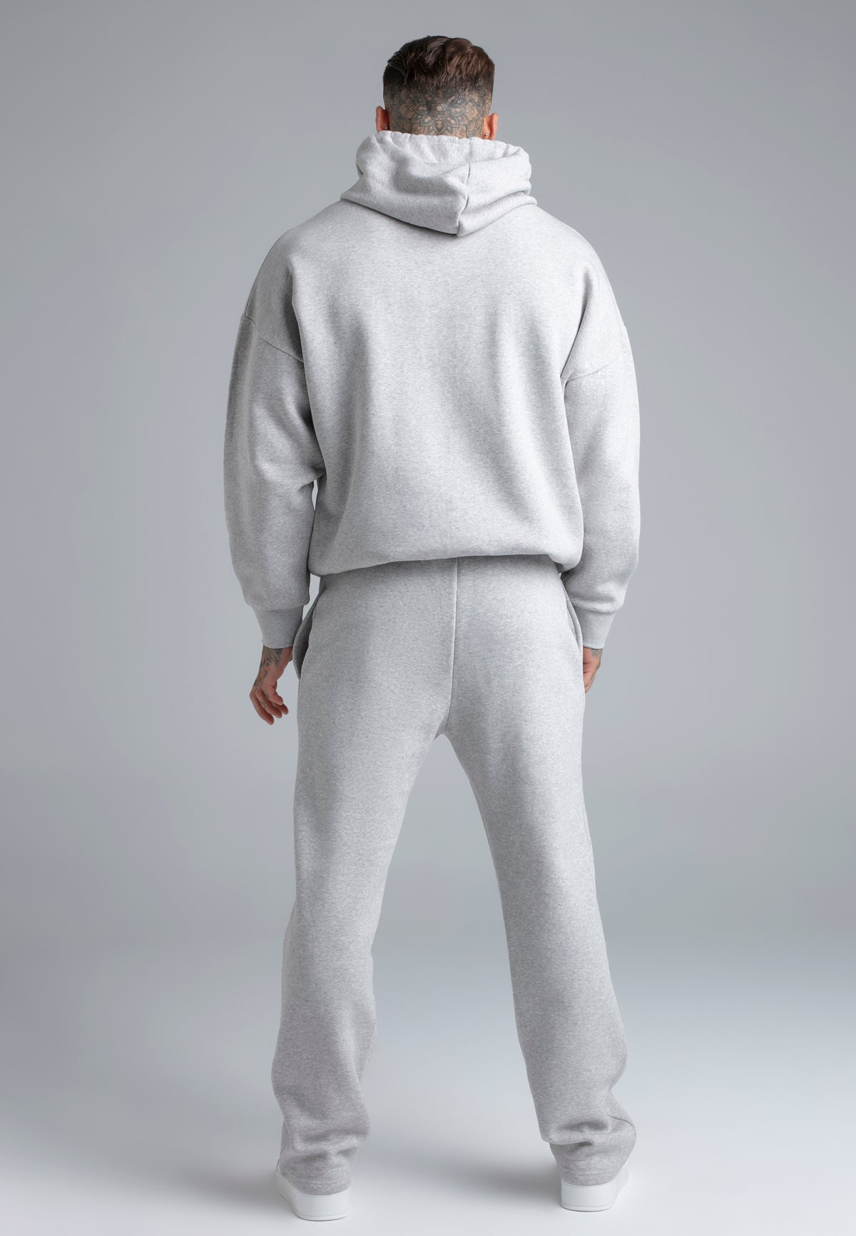 Kleidungsset Hoodie and Joggers in Grey Marl Sets SikSilk