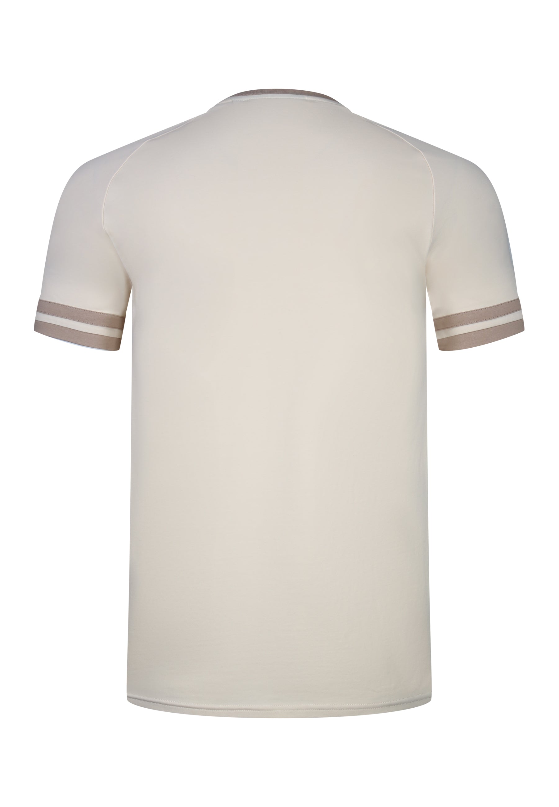 Tournament T-Shirt in Ecru-Brown T-Shirts SikSilk