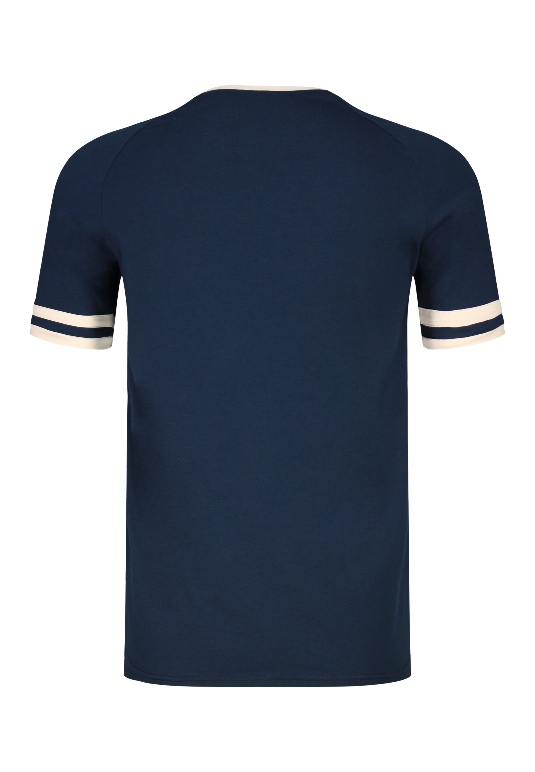 Tournament T-Shirt in Navy-Ecru T-Shirts SikSilk