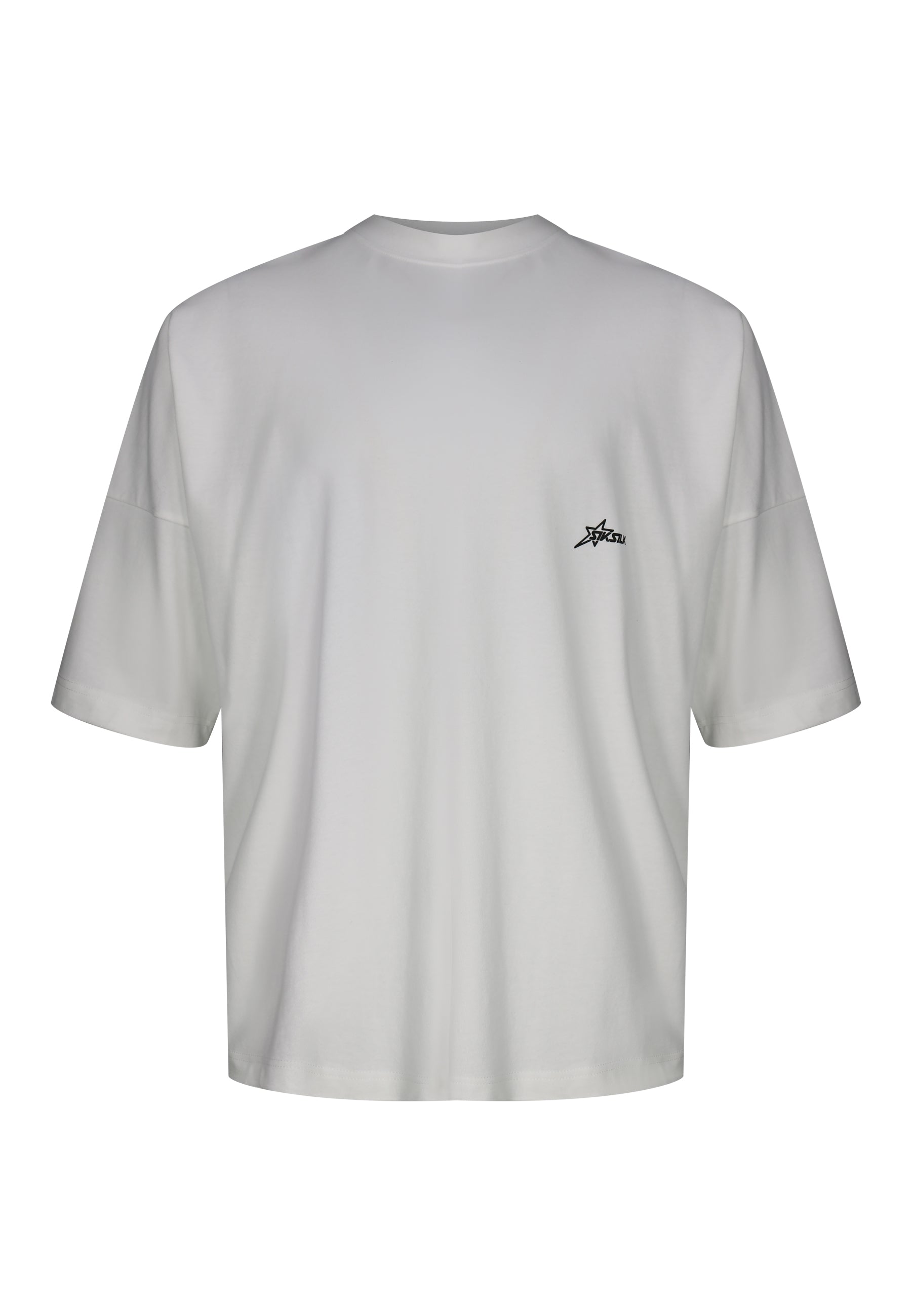 Graphic T-Shirt in White T-Shirts SikSilk
