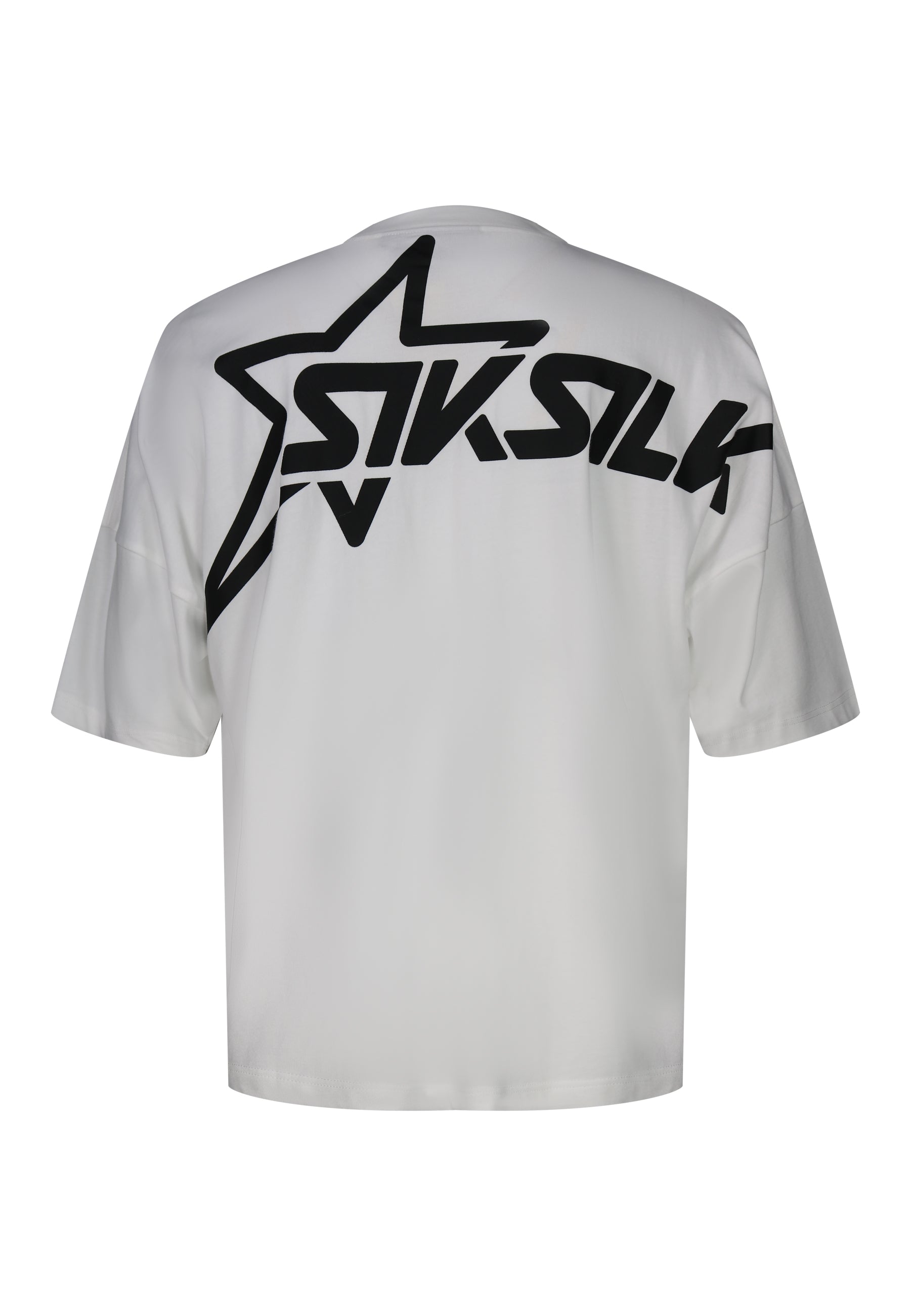 Graphic T-Shirt in White T-Shirts SikSilk