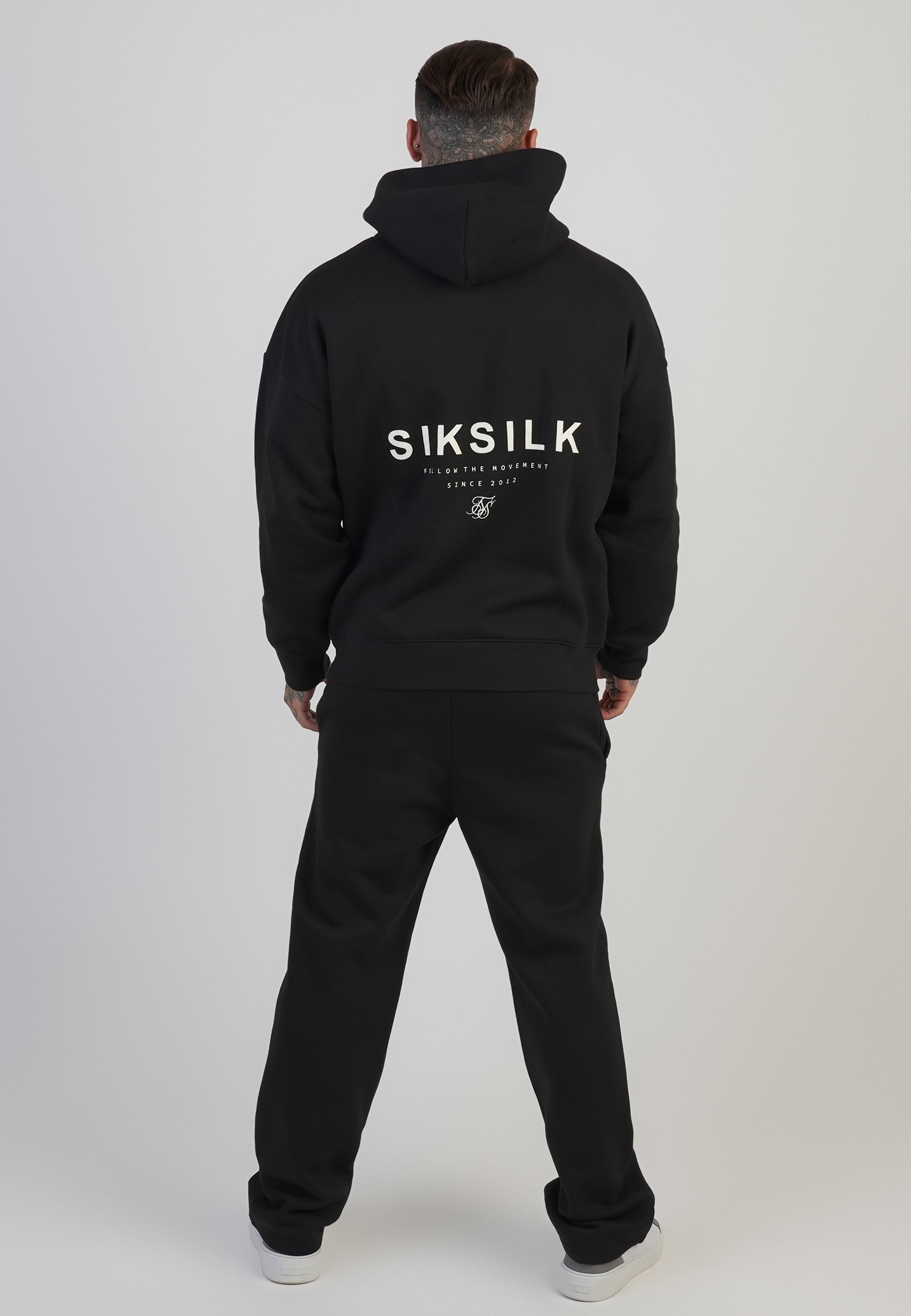 Track Pants in Black Hosen SikSilk