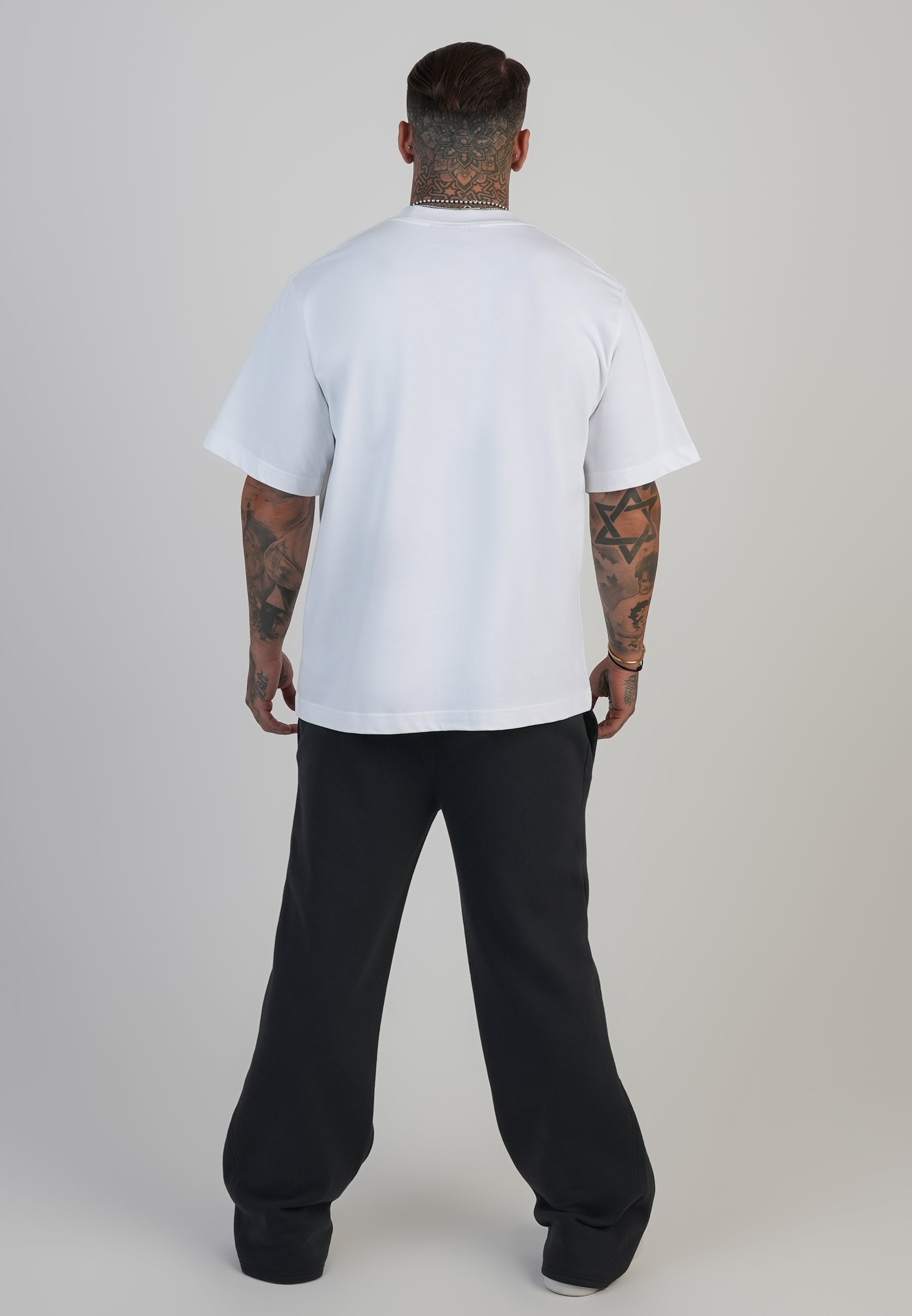 Logo T-Shirt in White T-Shirts SikSilk