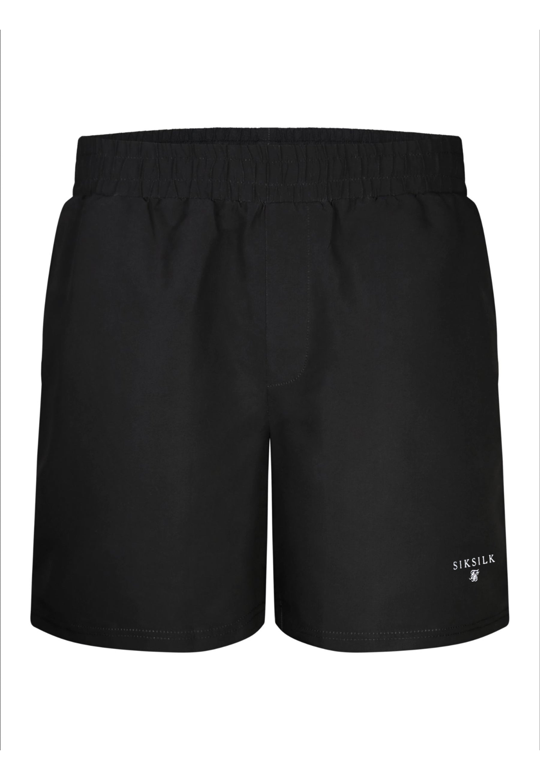 Swim Shorts in Black Badehosen SikSilk