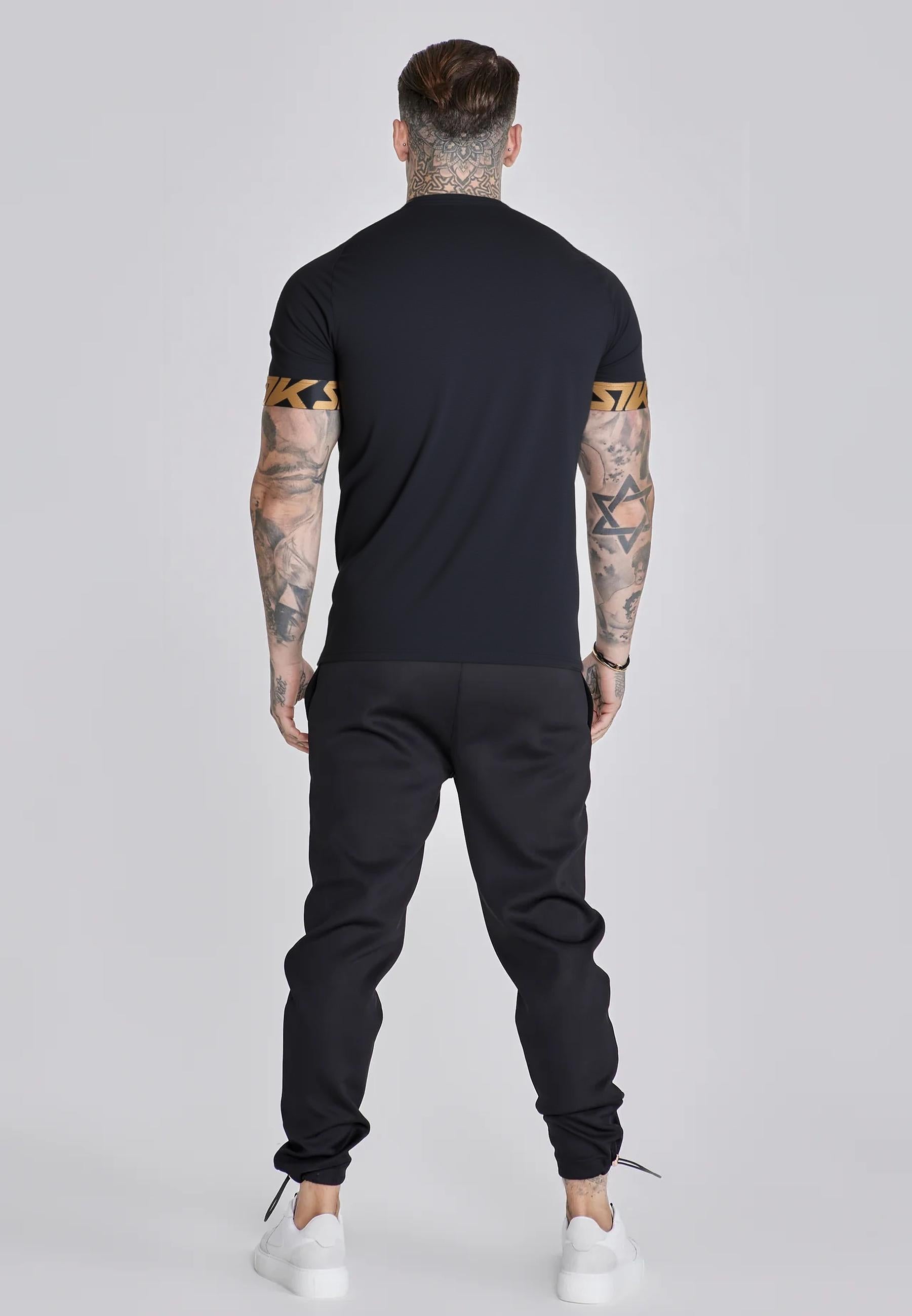 Dynamic T-Shirt in Black T-Shirts SikSilk