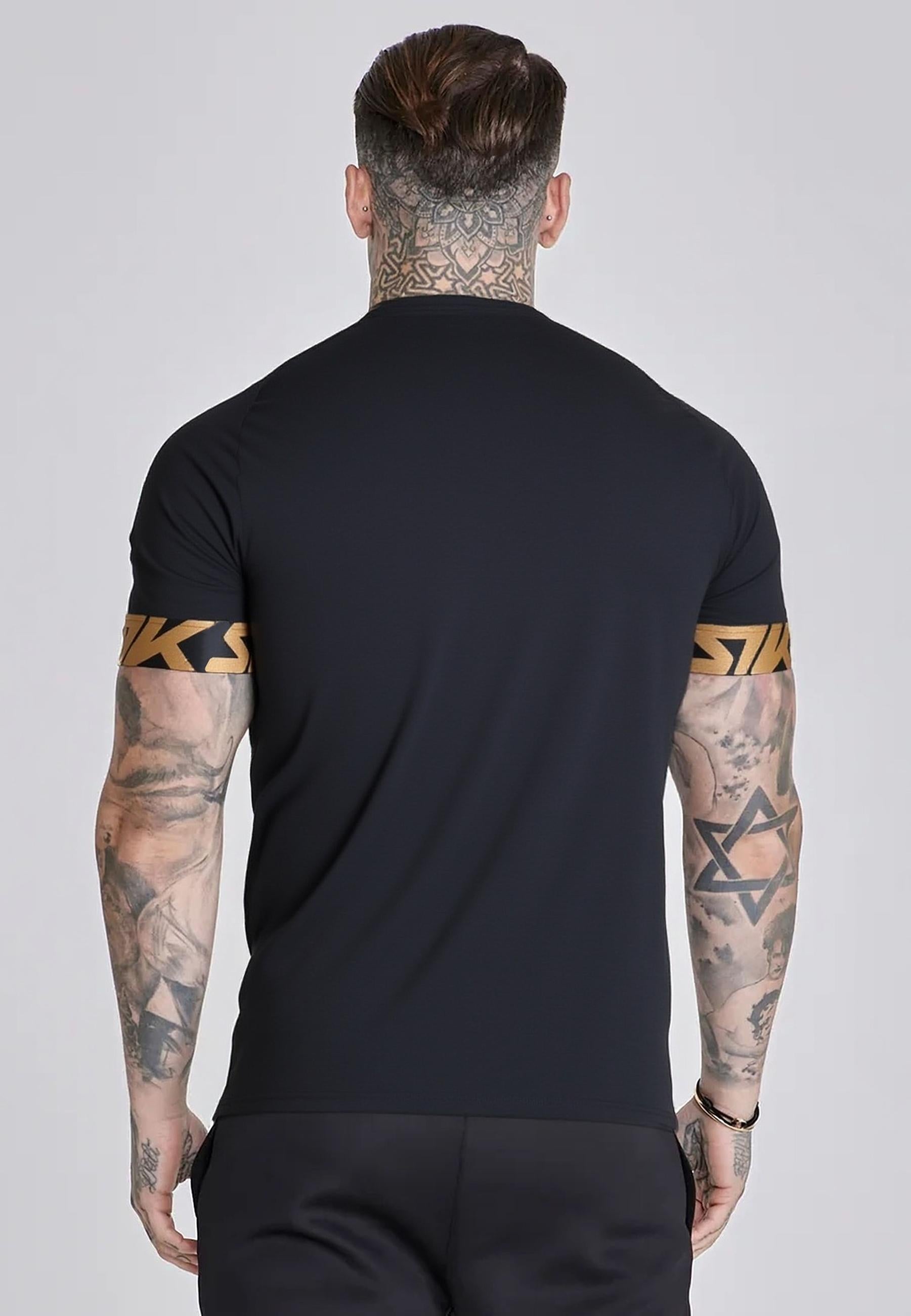 Dynamic T-Shirt in Black T-Shirts SikSilk