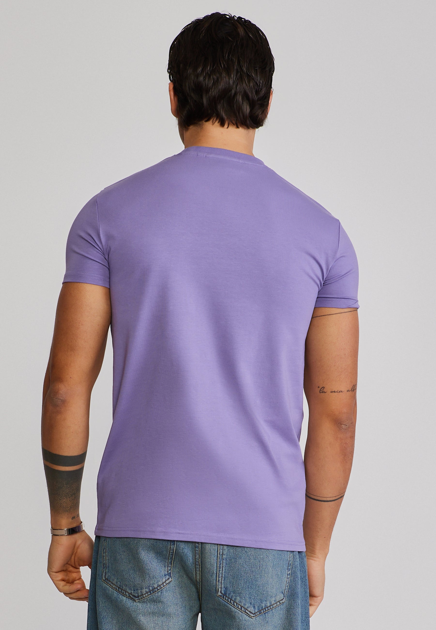 Essentials T-Shirt in Lilac T-Shirts SikSilk