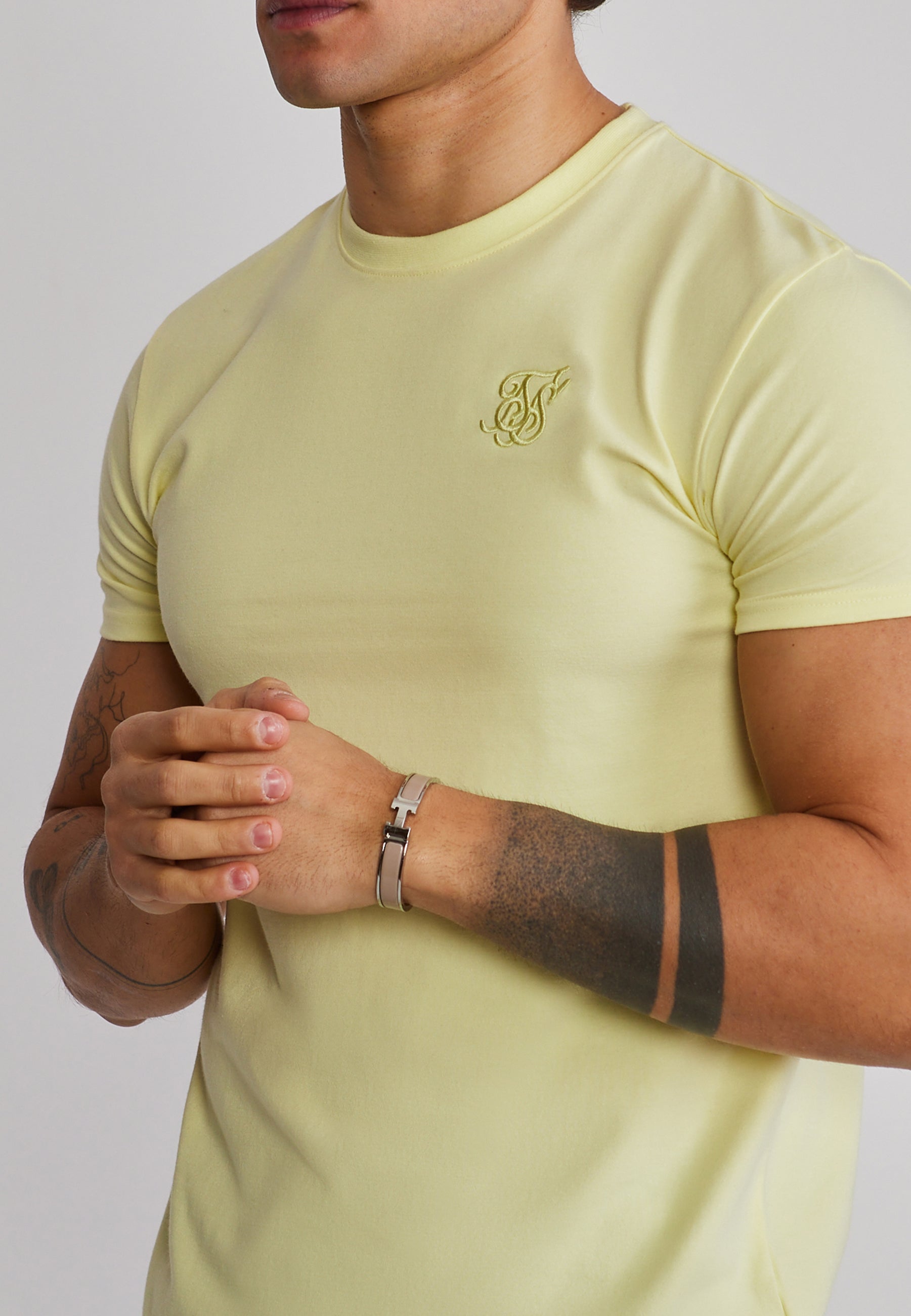 Essentials T-Shirt in Yellow T-Shirts SikSilk