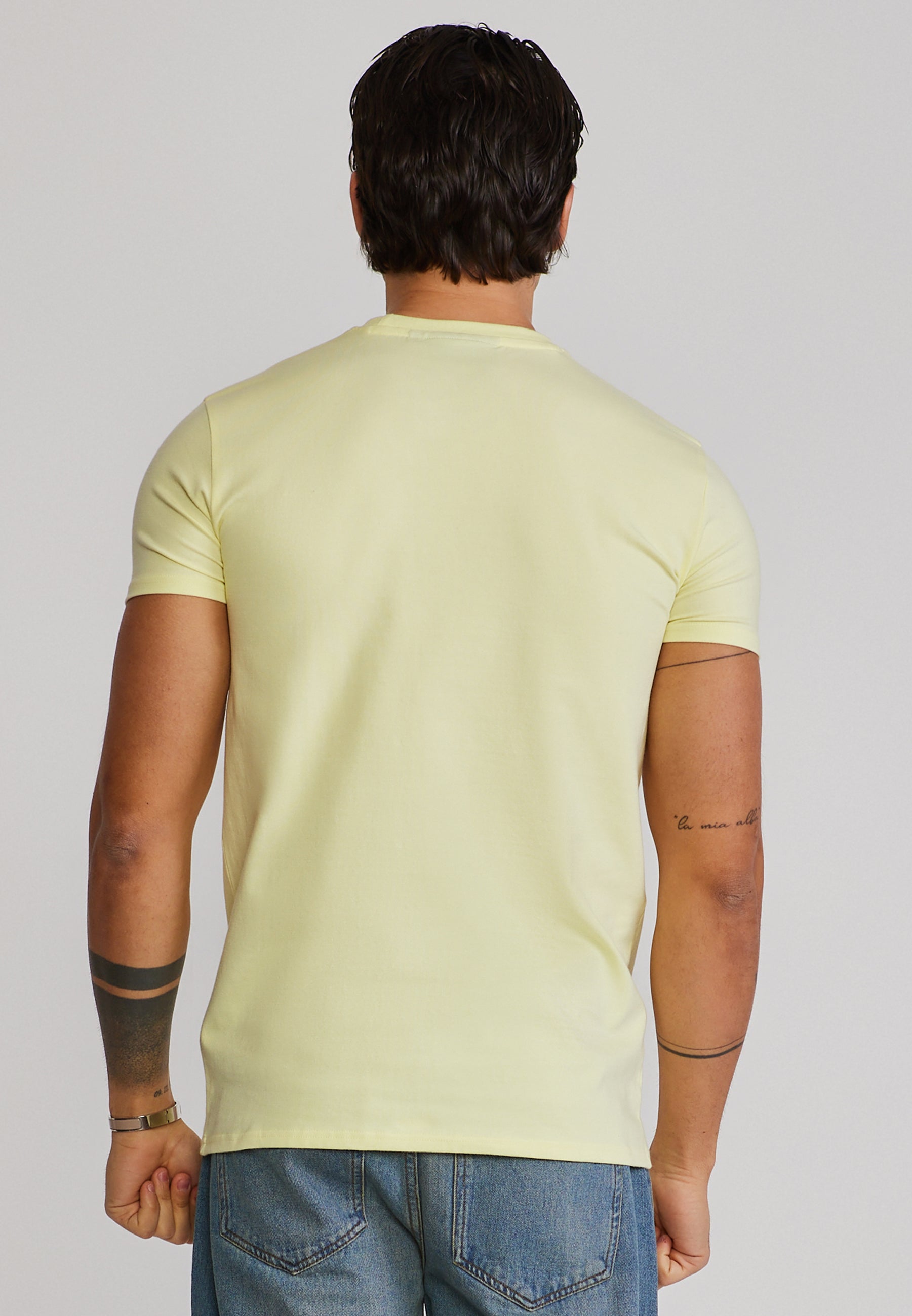 Essentials T-Shirt in Yellow T-Shirts SikSilk