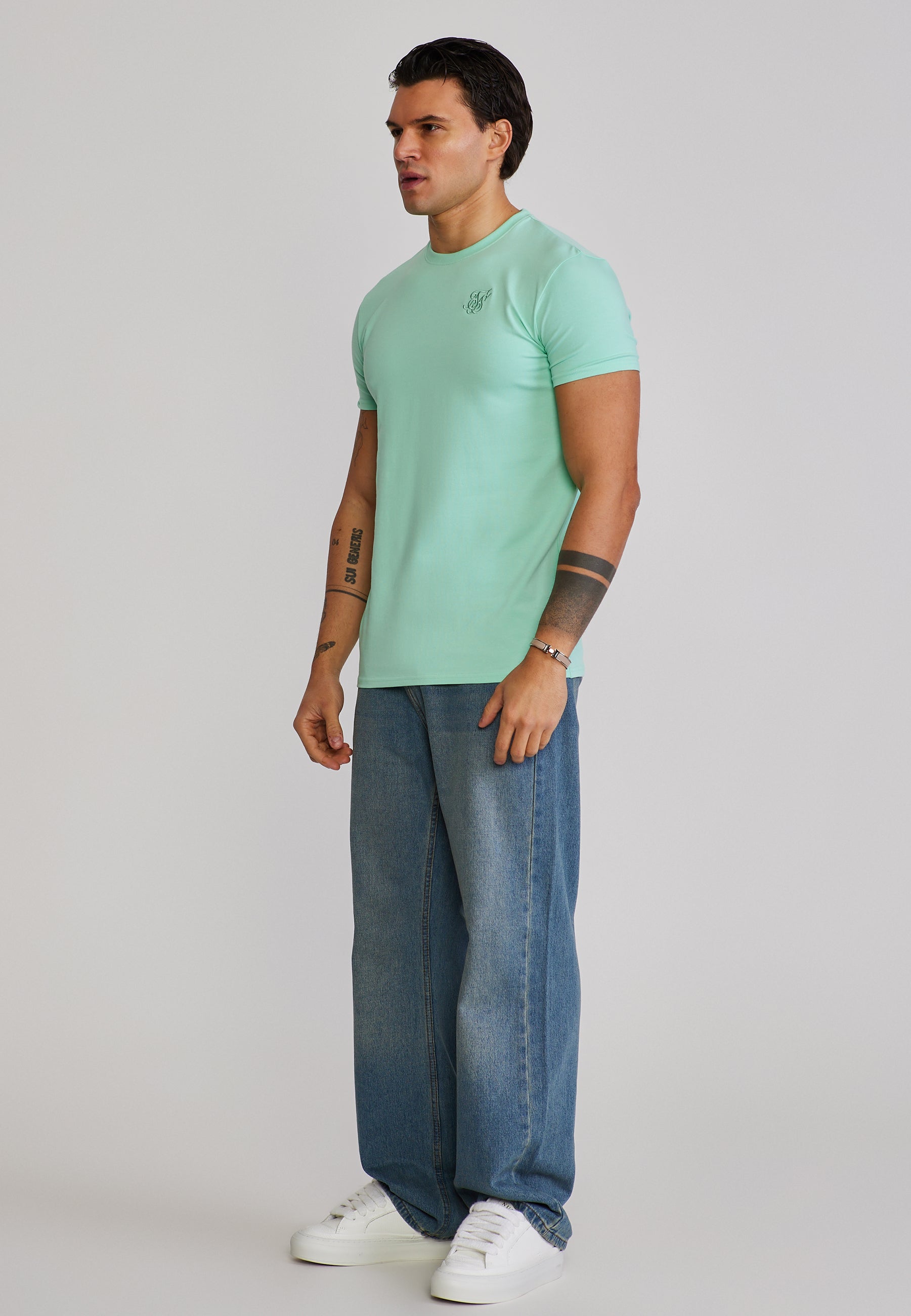 Essentials T-Shirt in Green T-Shirts SikSilk