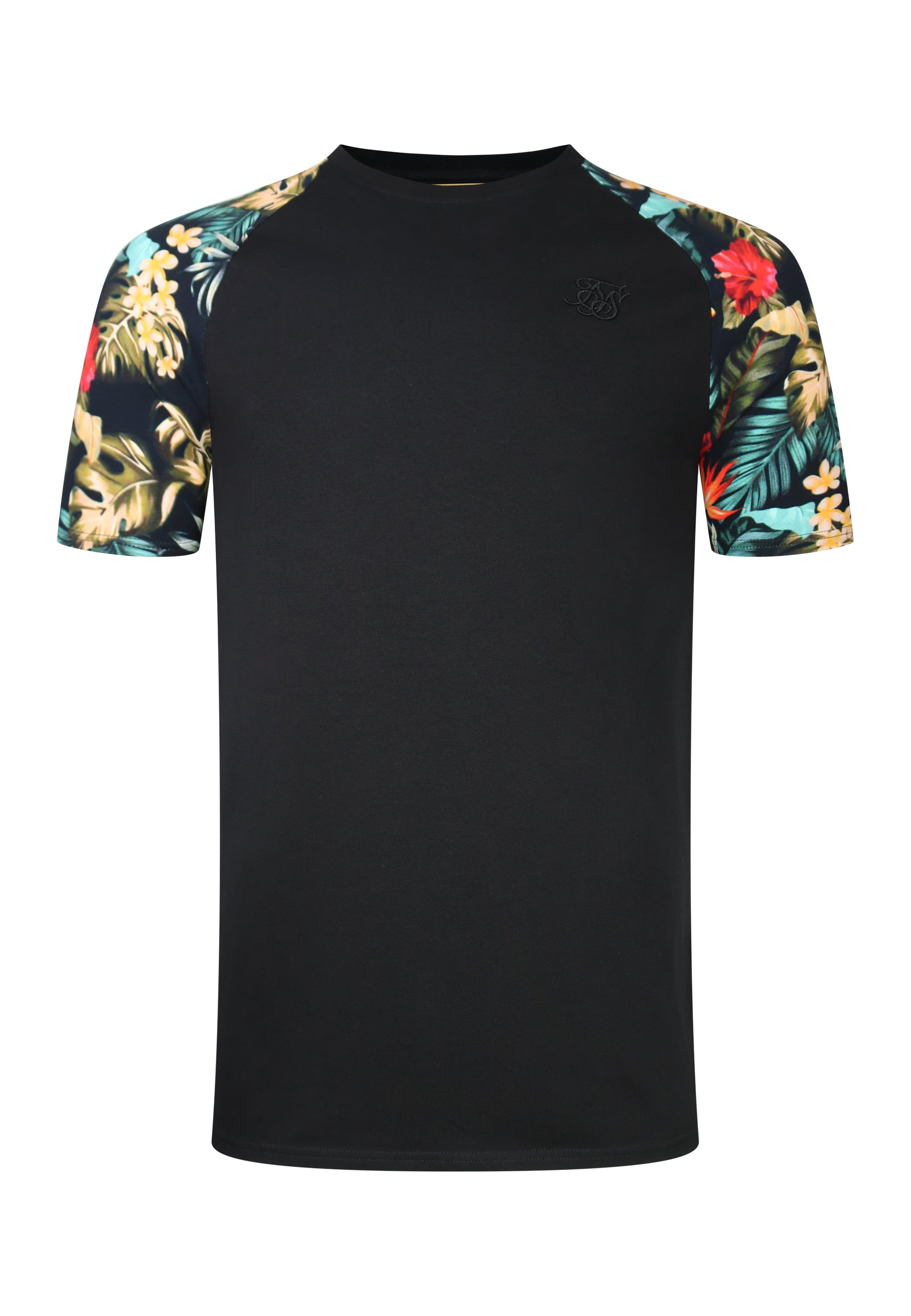Raglan T-Shirt in Black T-Shirts SikSilk