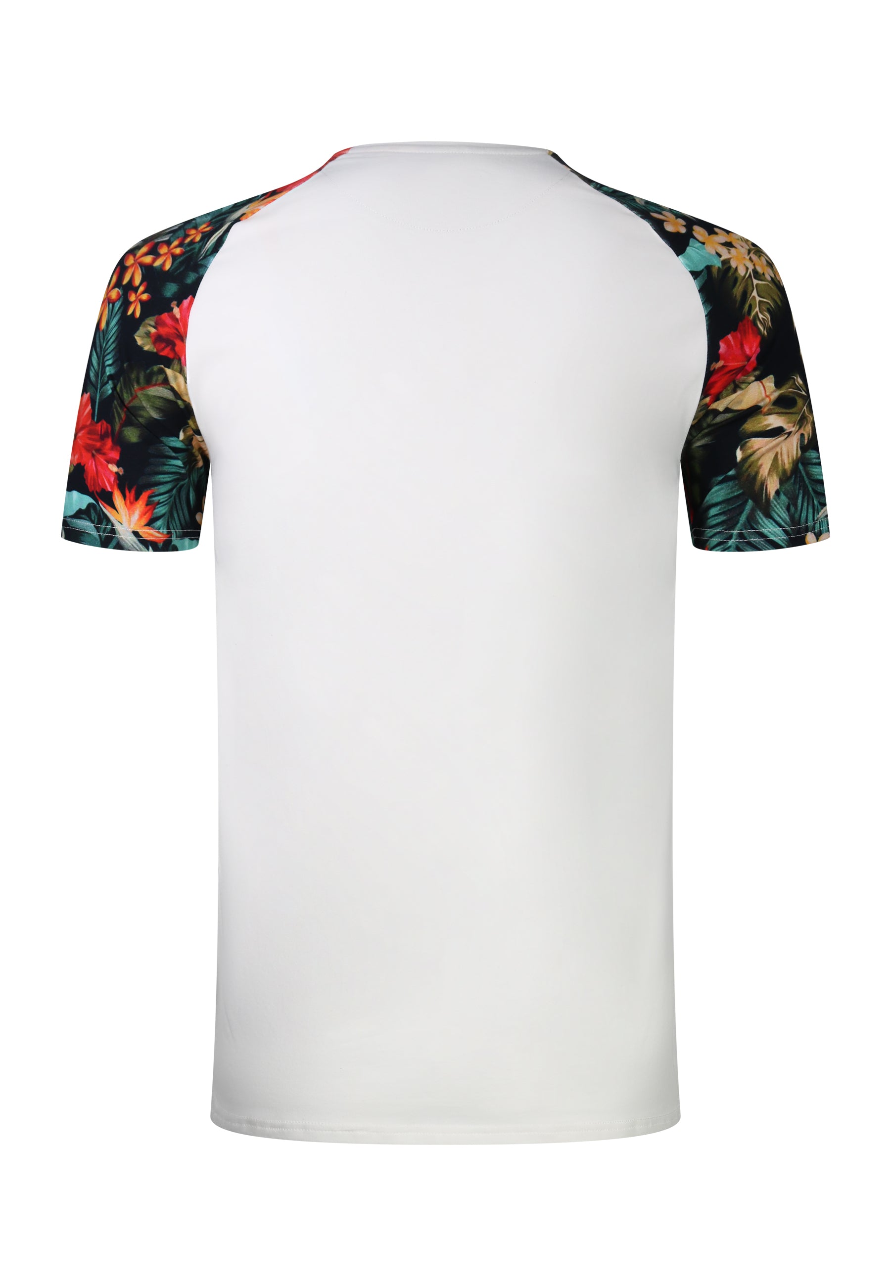 Raglan T-Shirt in White T-Shirts SikSilk