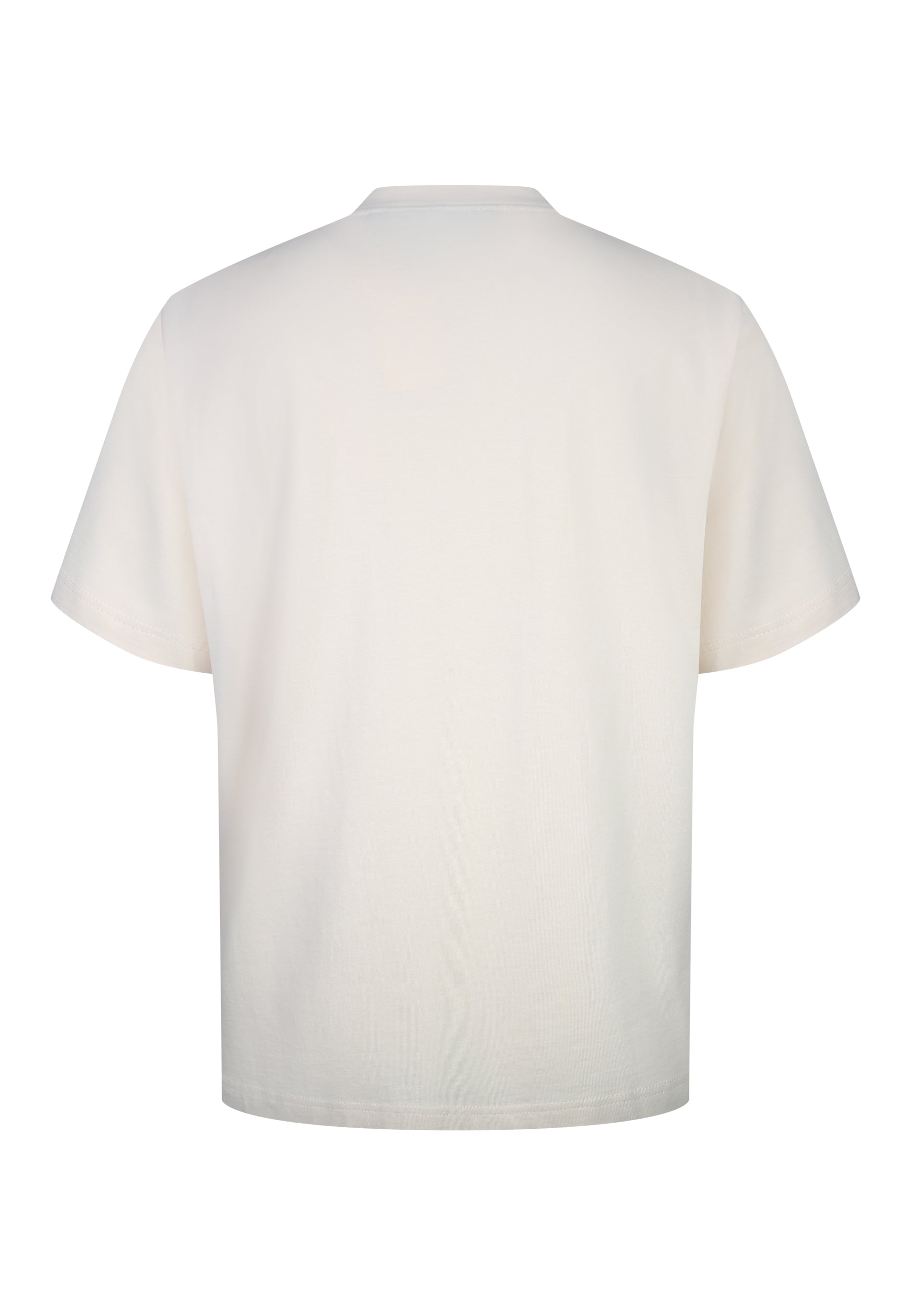 Graphic T-Shirt in Ecru T-Shirts SikSilk