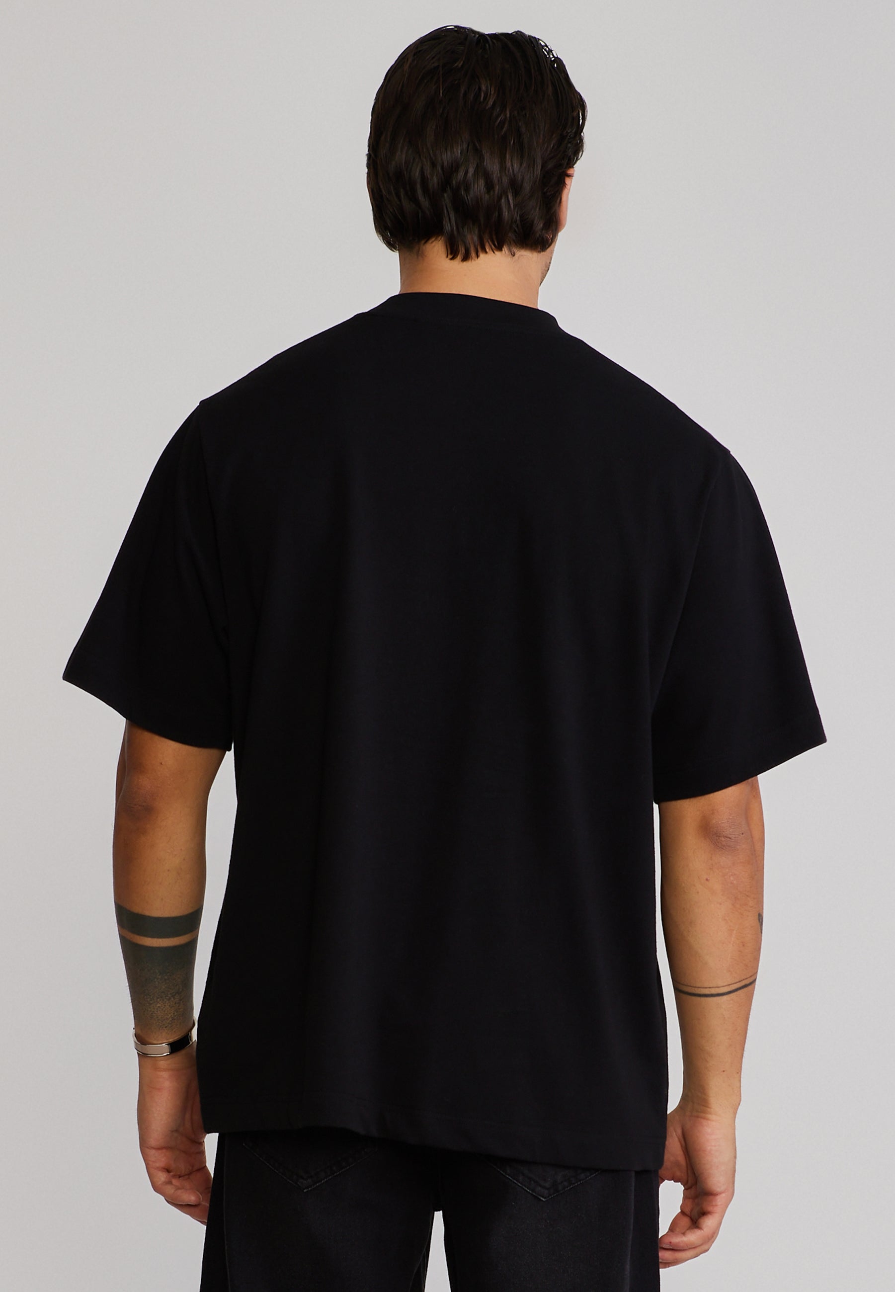 Graphic T-Shirt in Black T-Shirts SikSilk