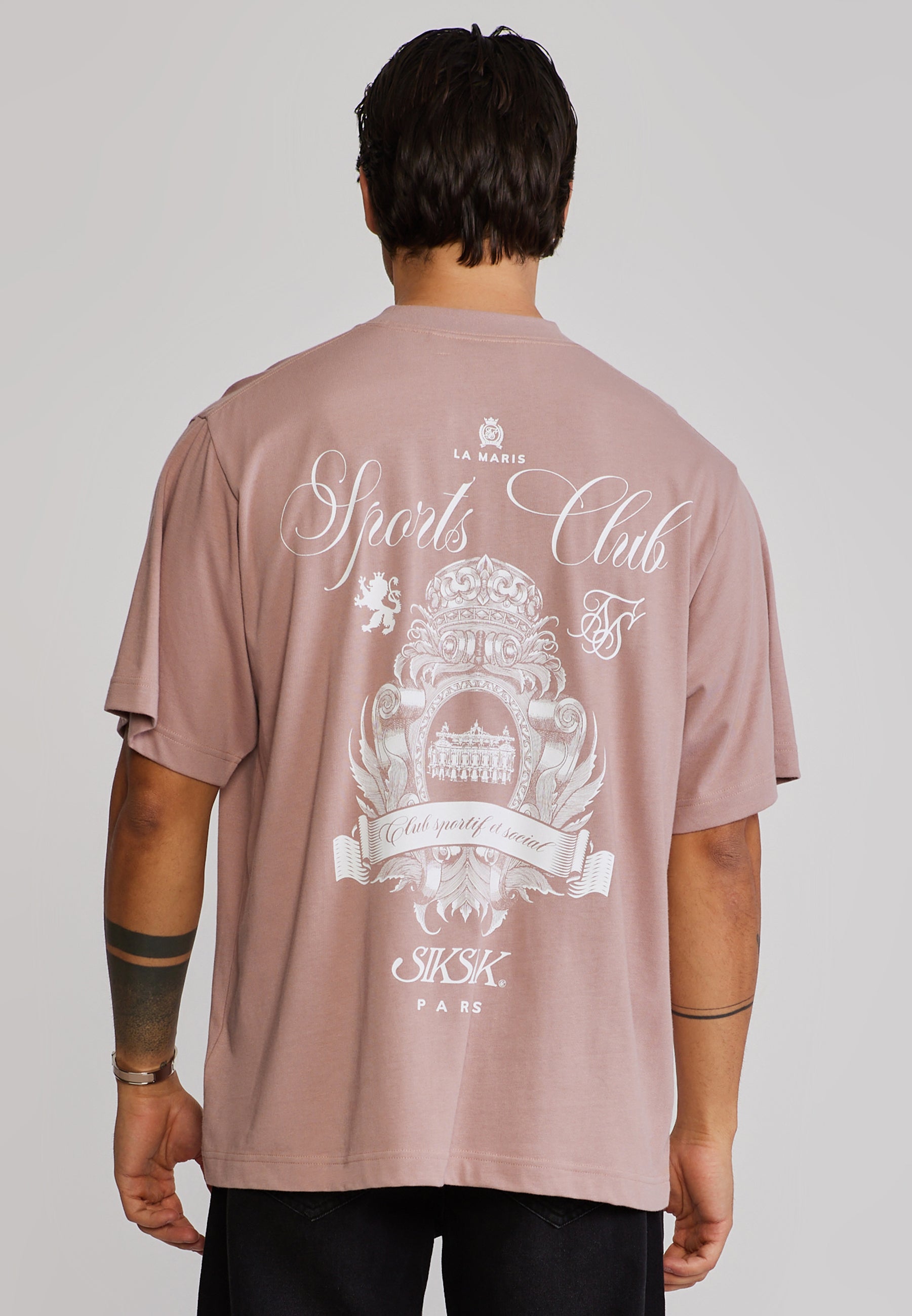 Graphic T-Shirt in Pink T-Shirts SikSilk