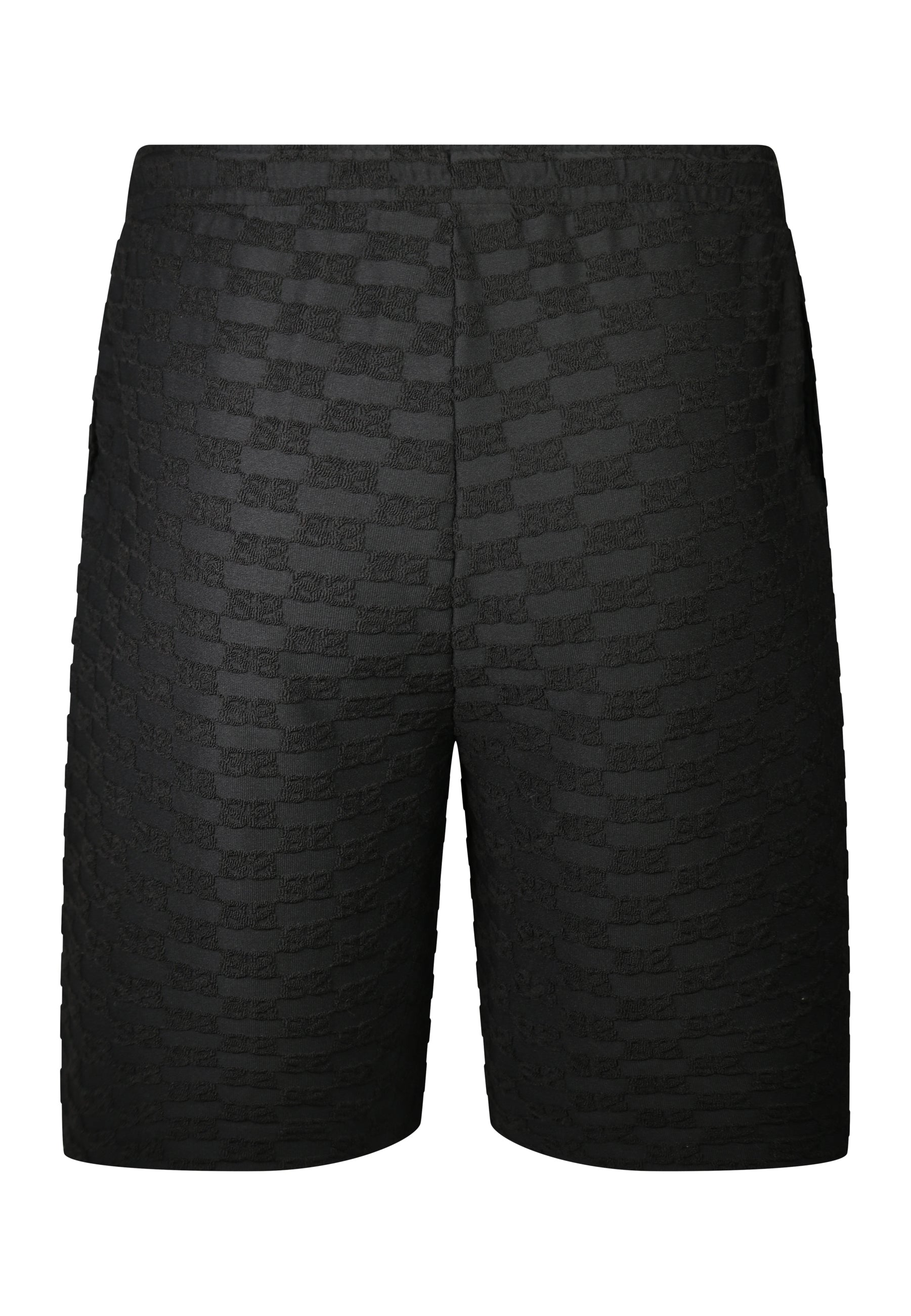 Towelling Shorts in Black Shorts SikSilk