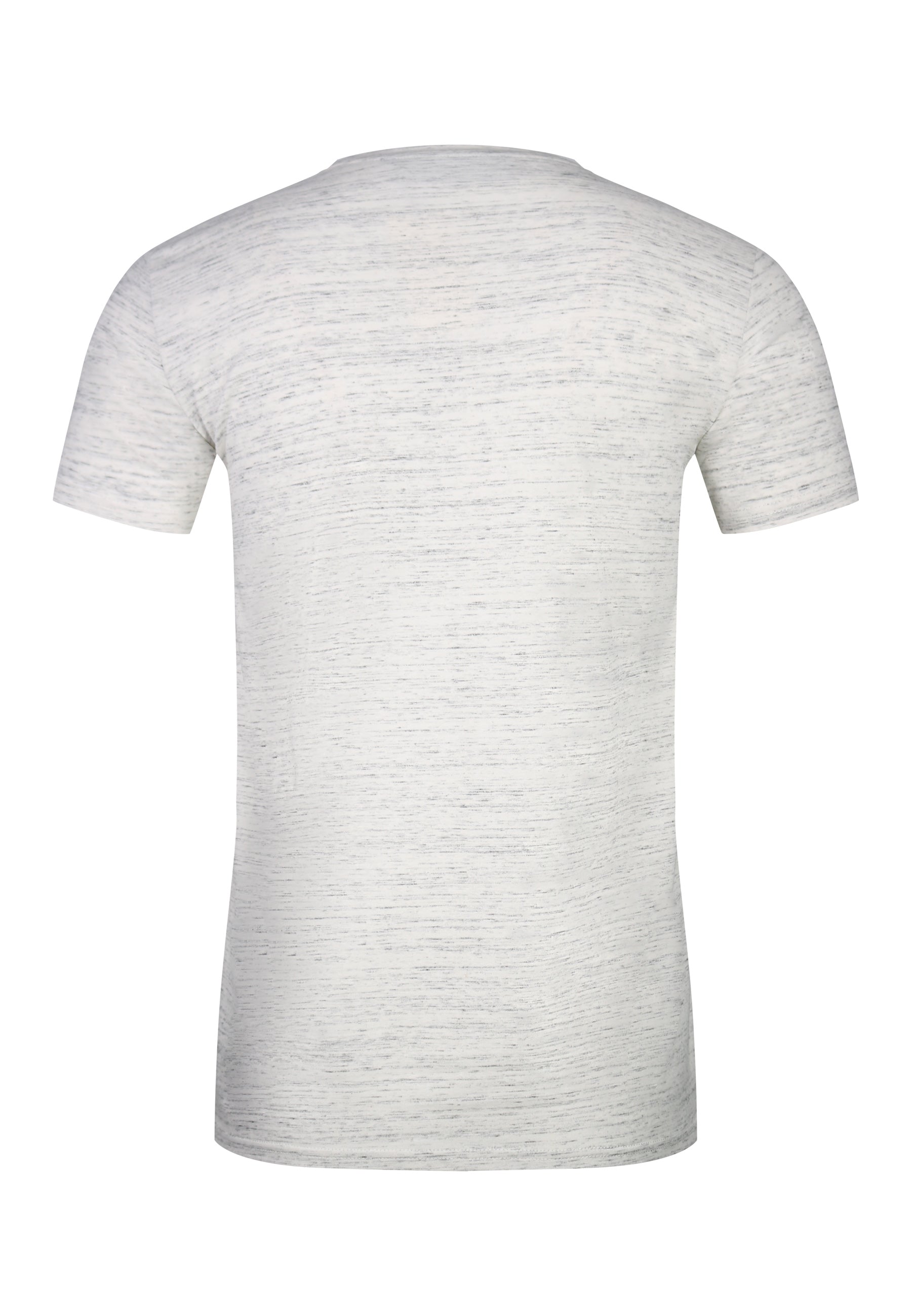 Marl T-Shirt in White T-Shirts SikSilk