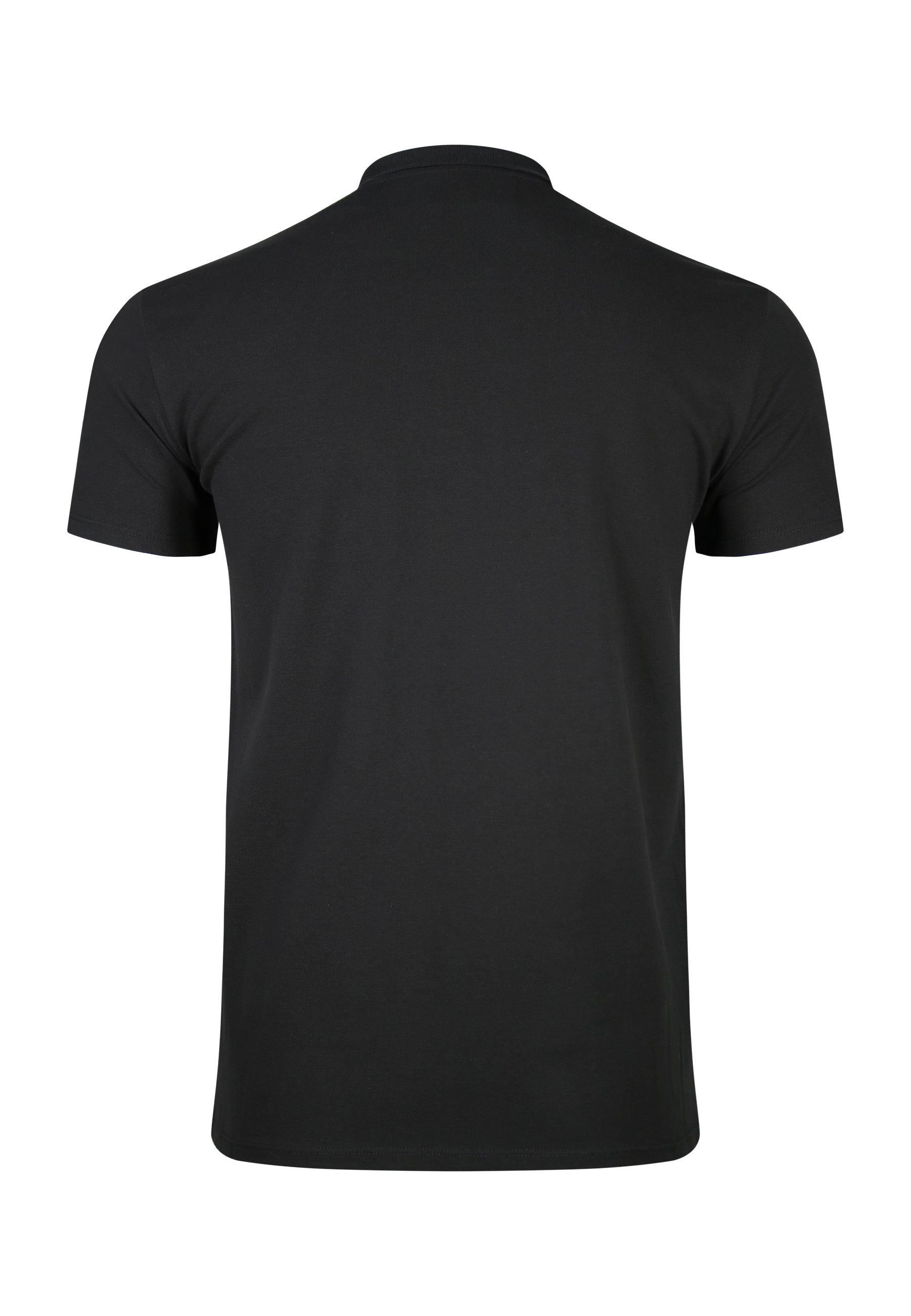 Polo T-Shirt in Black T-Shirts SikSilk