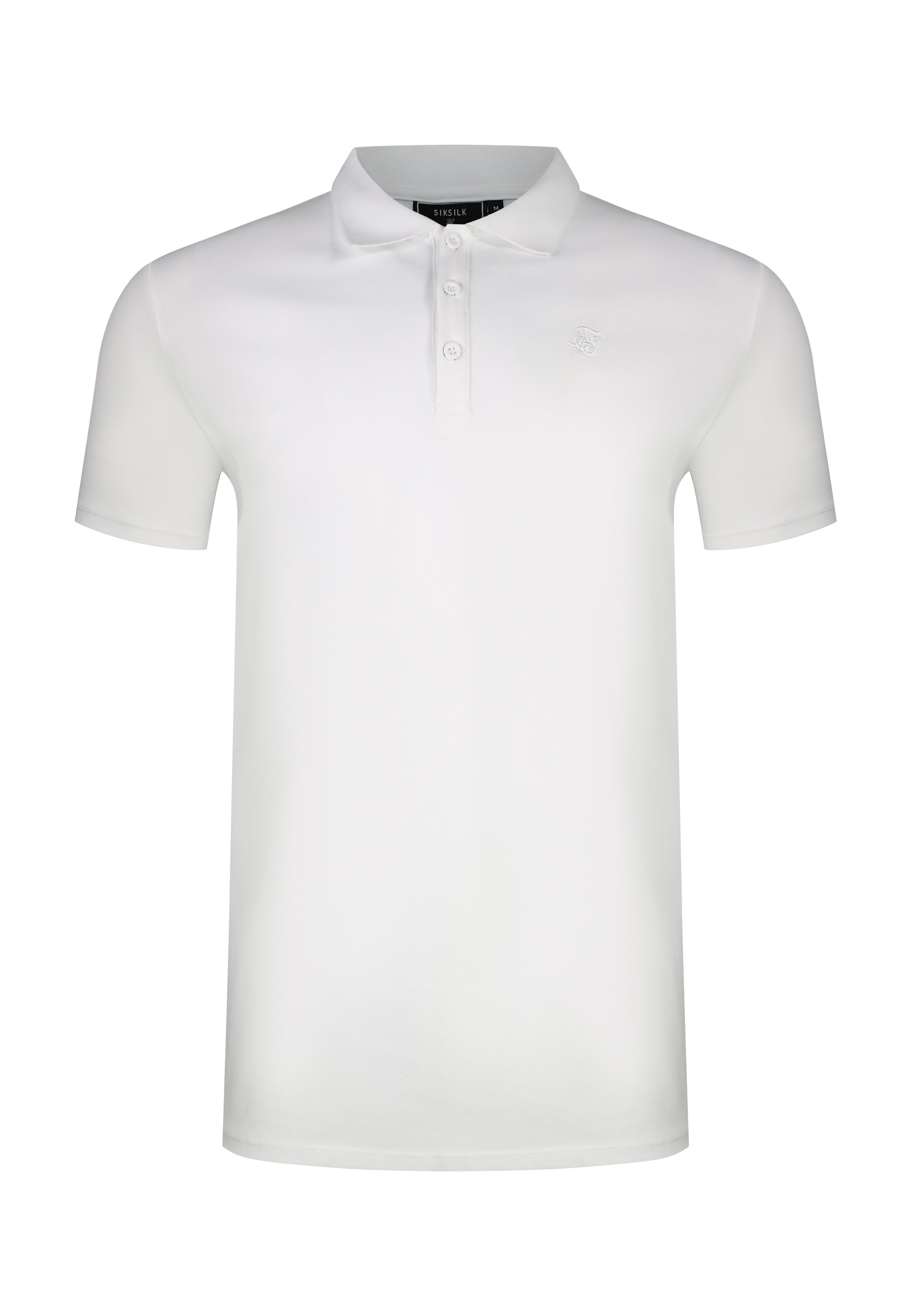 Polo T-Shirt in White T-Shirts SikSilk
