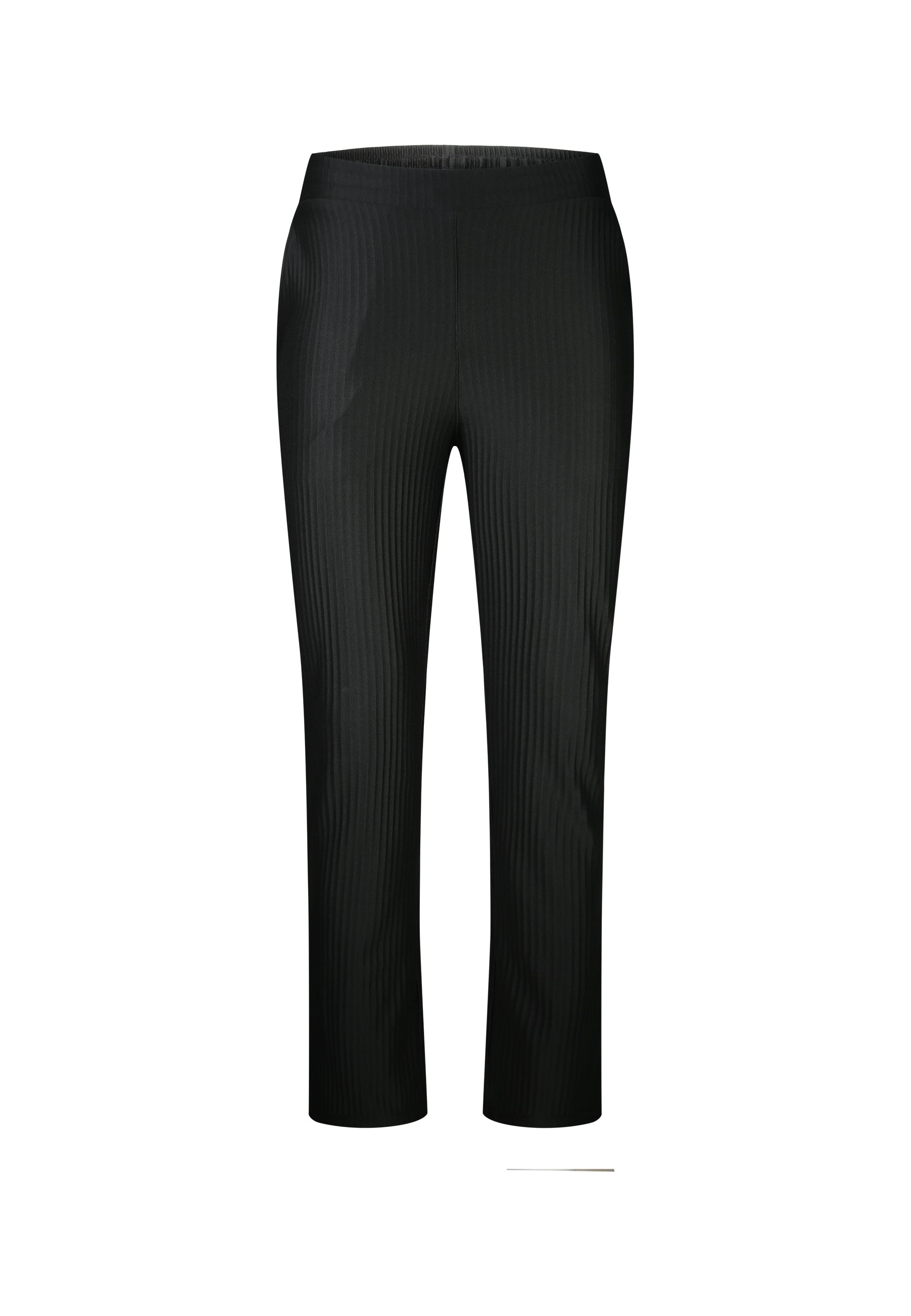 Plisse Track Pants in Black Hosen SikSilk