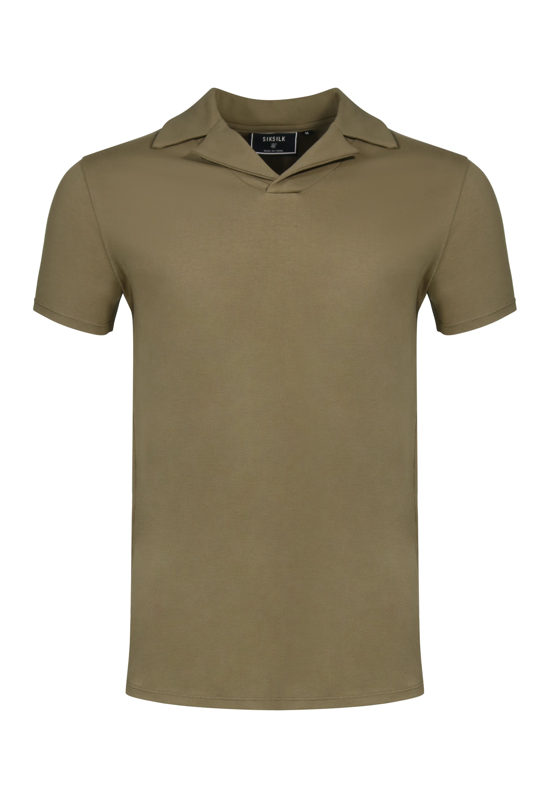 Revere Polo in Khaki Green T-Shirts SikSilk