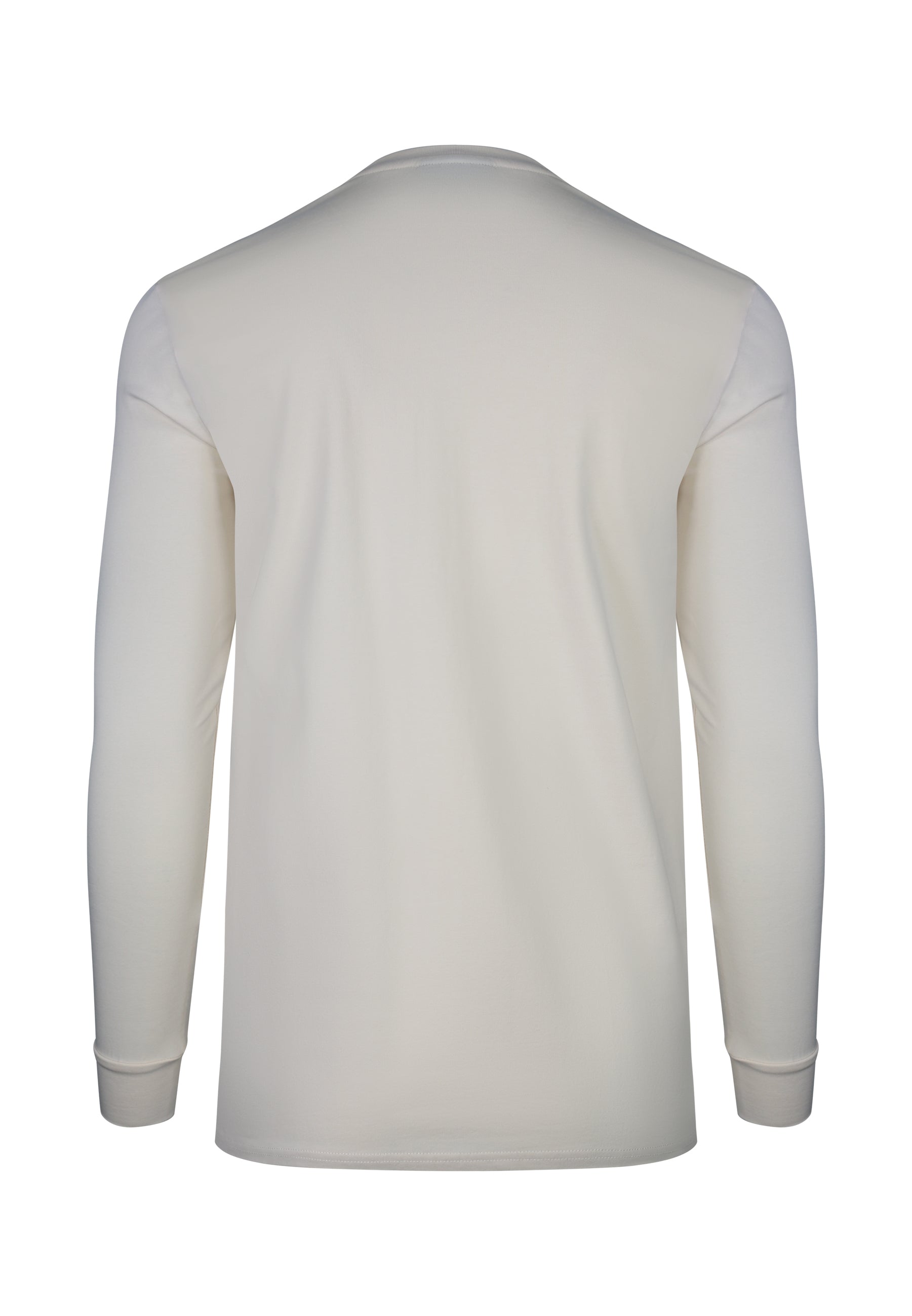 Essentials LS T-Shirt in Ecru T-Shirts SikSilk