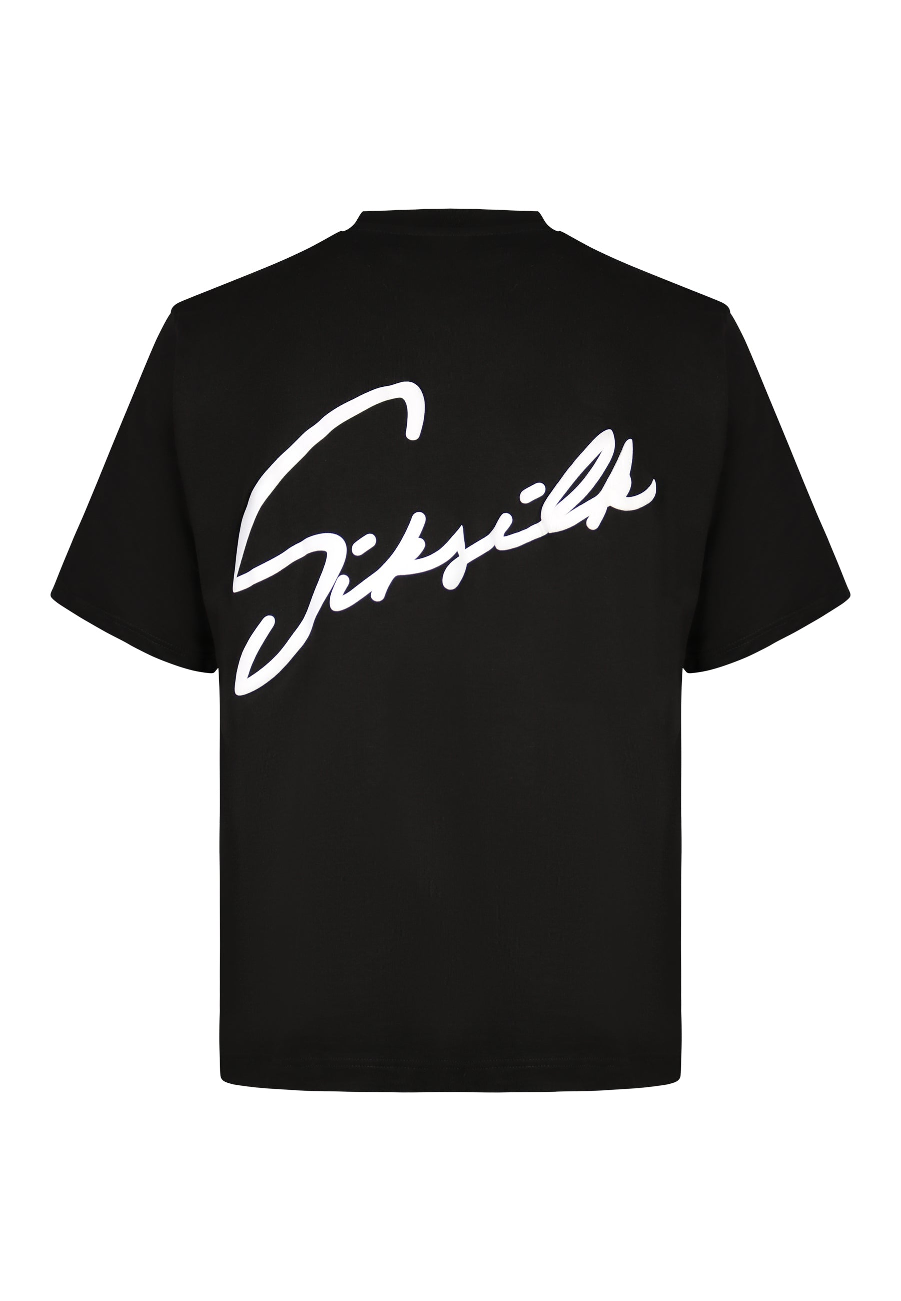 Script T-Shirt in Black T-Shirts SikSilk