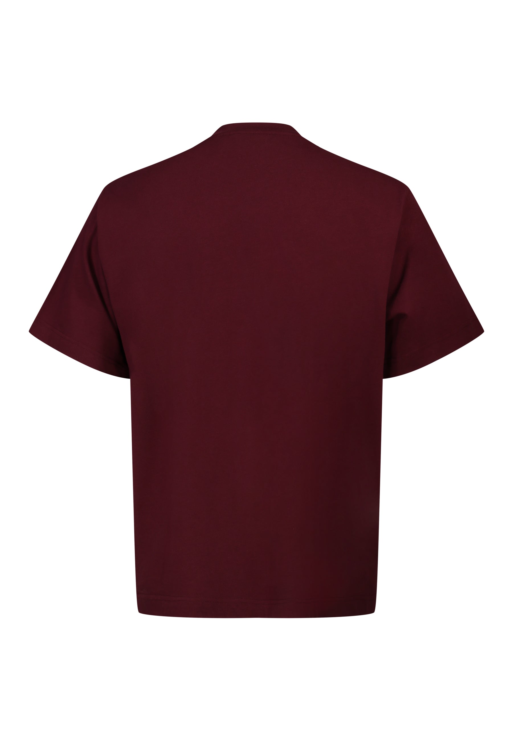 Oversized T-Shirt in Burgundy T-Shirts SikSilk