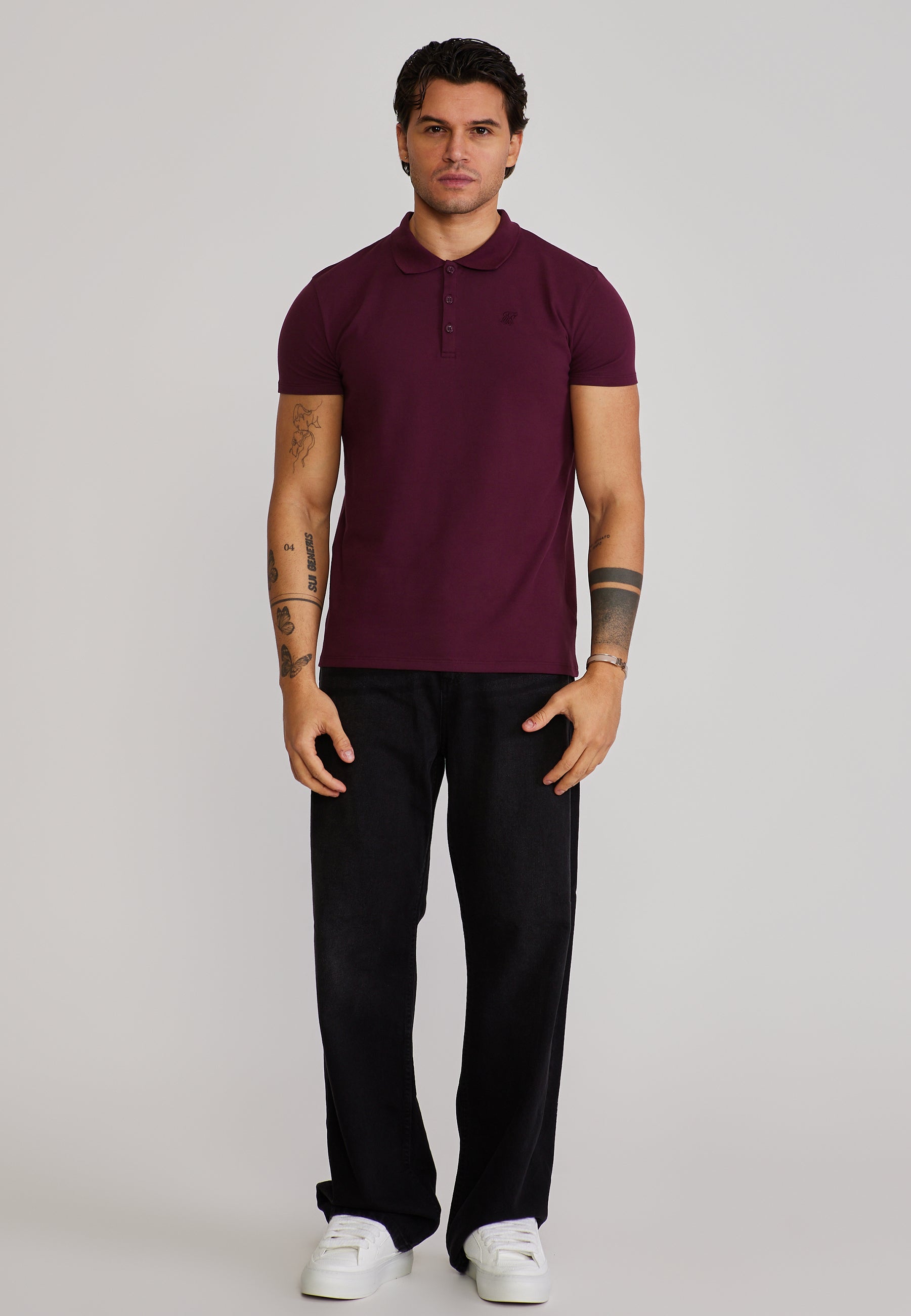 Polo T-shirt bordeaux T-shirts SikSilk
