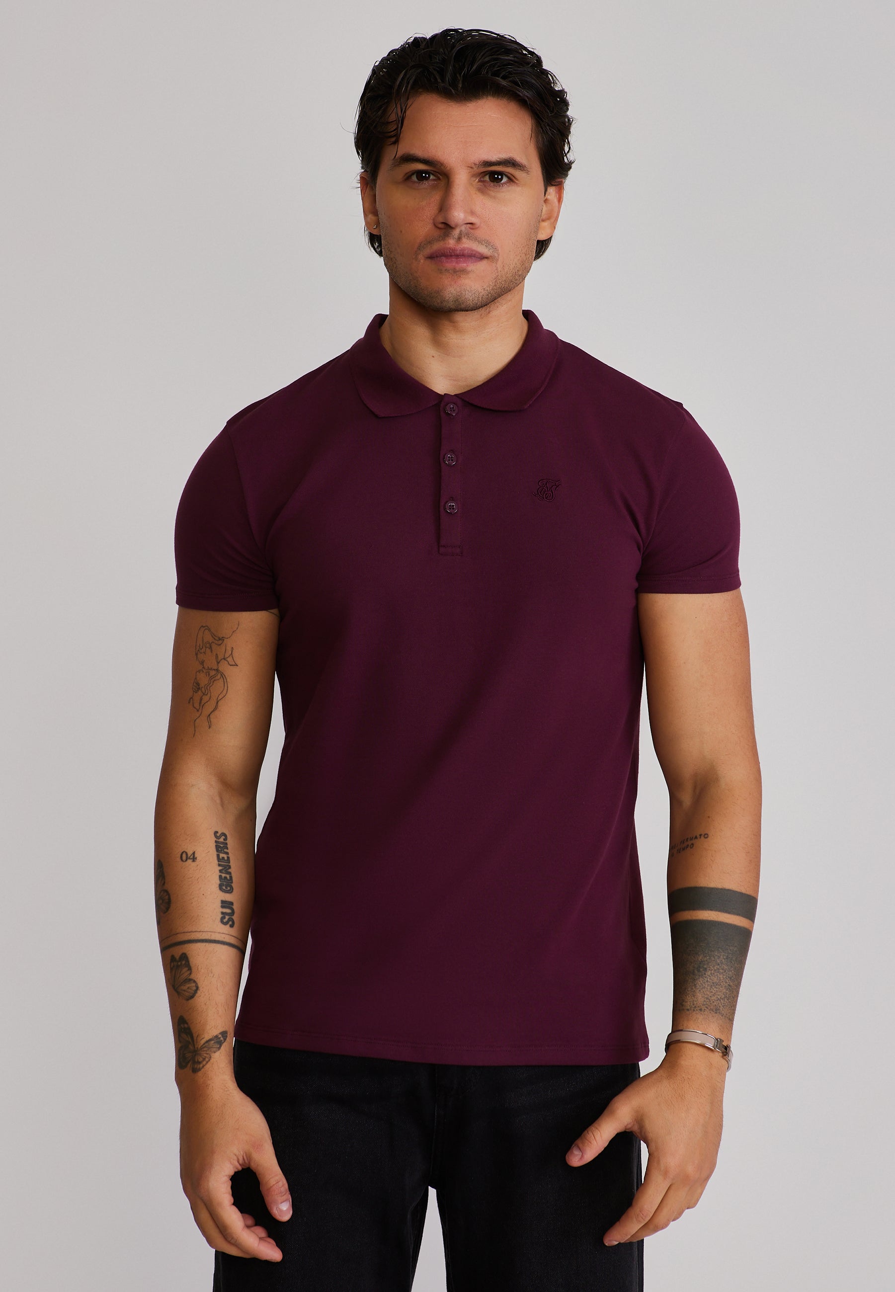 Polo T-shirt bordeaux T-shirts SikSilk
