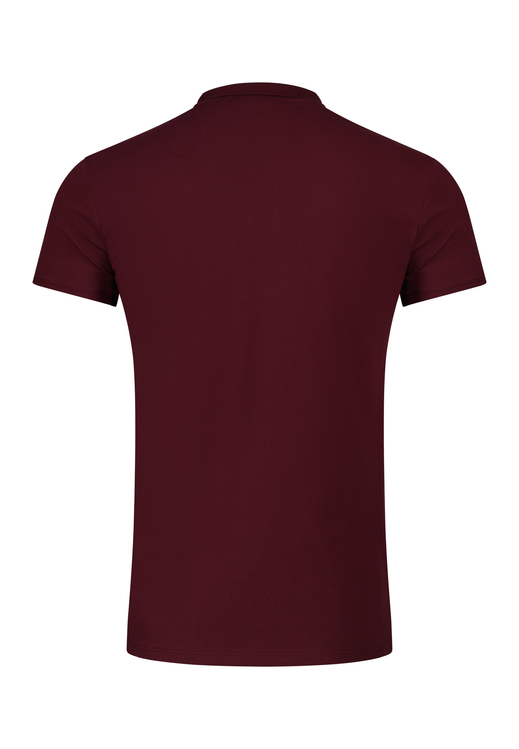 Polo T-Shirt in Burgundy T-Shirts SikSilk