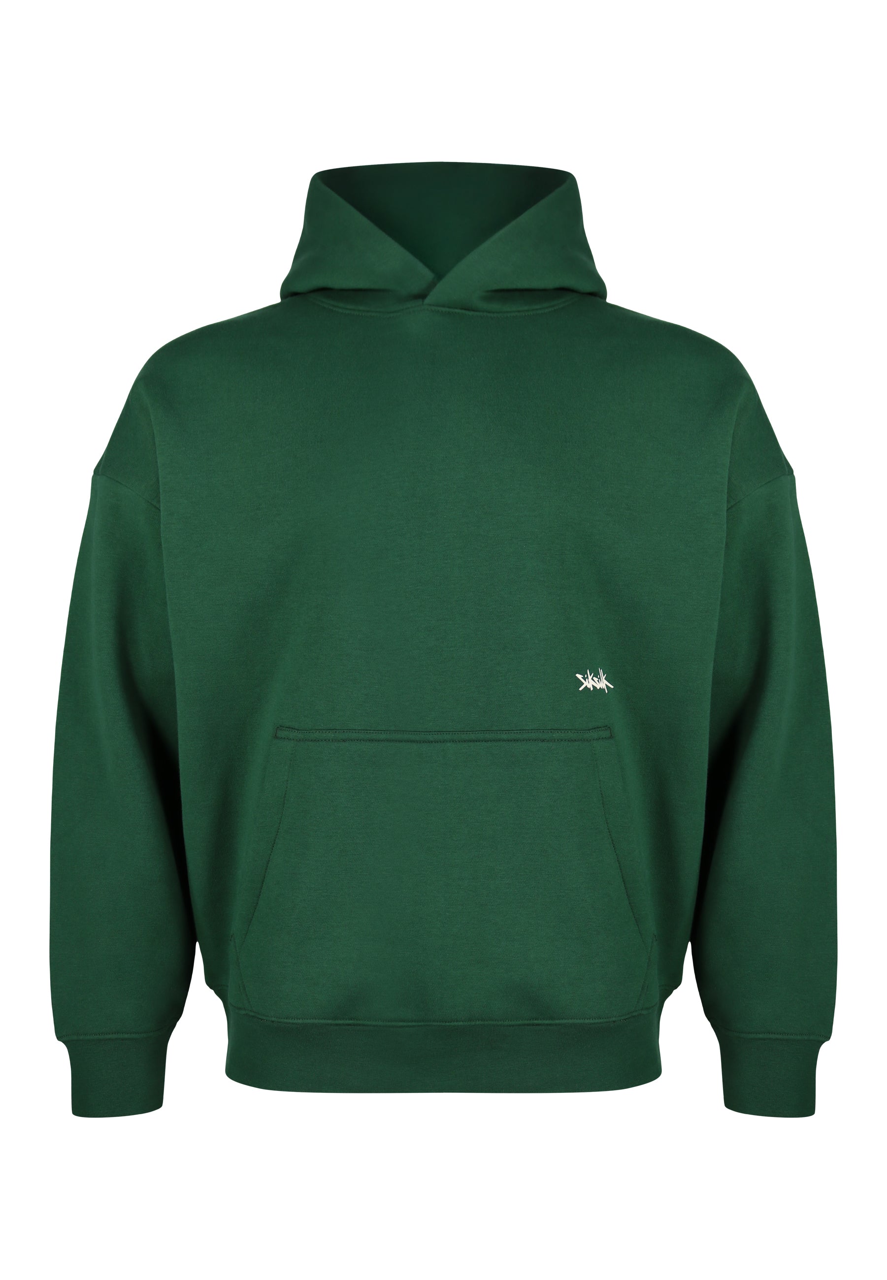 Graphic Hoodie in Green Kapuzenpullover SikSilk