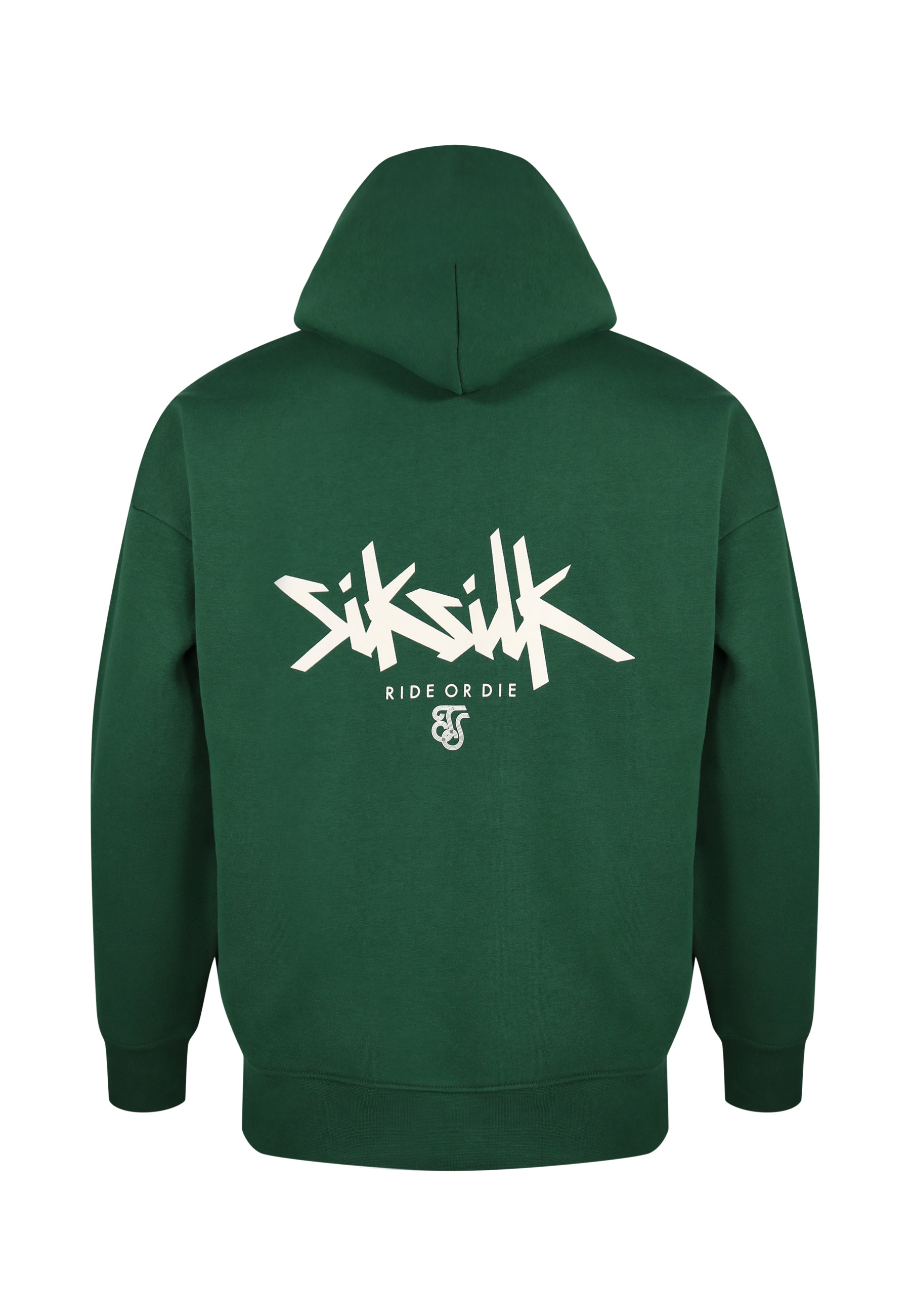 Graphic Hoodie in Green Kapuzenpullover SikSilk