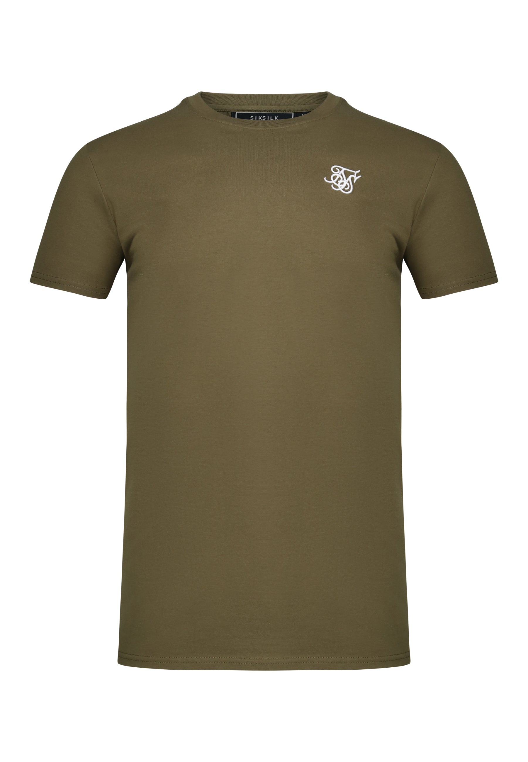 Essentials T-Shirt in Khaki Green T-Shirts SikSilk