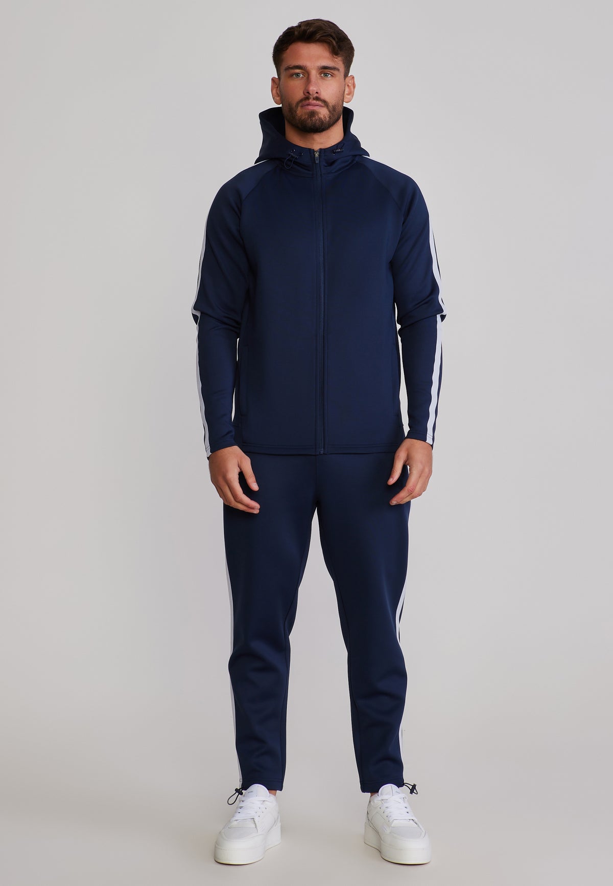 Kleidungsset Hoodie and Joggers in Navy Sets SikSilk