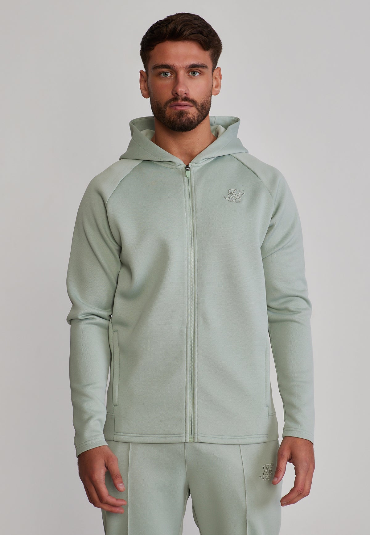 Kleidungsset Hoodie and Joggers in Green Sets SikSilk