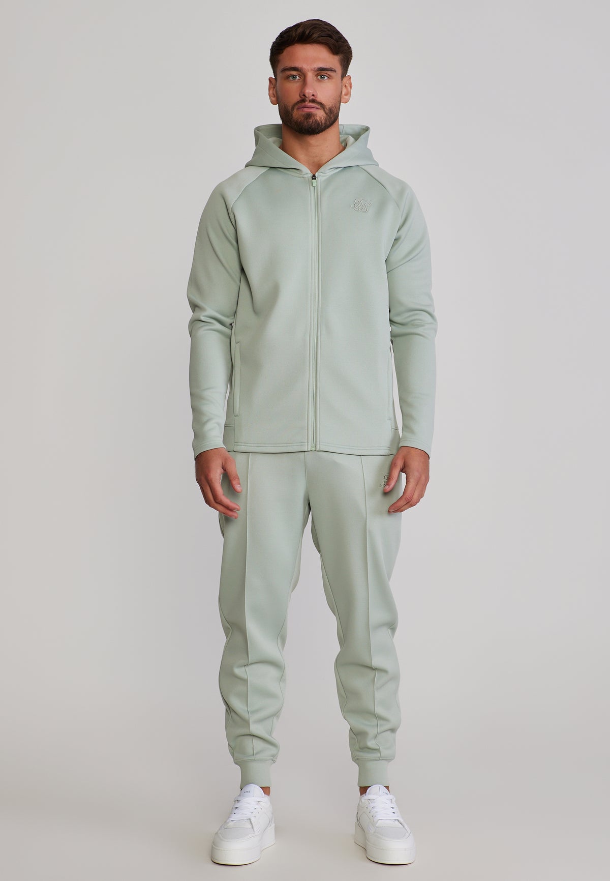 Kleidungsset Hoodie and Joggers in Green Sets SikSilk
