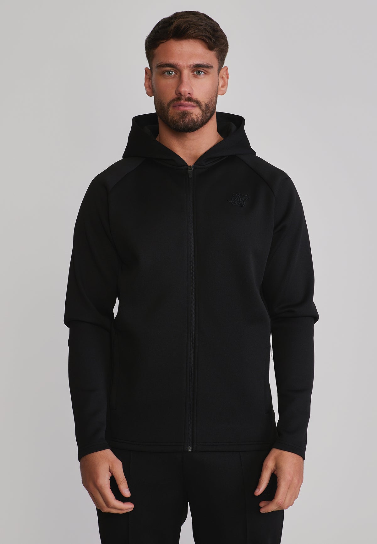 Kleidungsset Hoodie and Joggers in Black Sets SikSilk